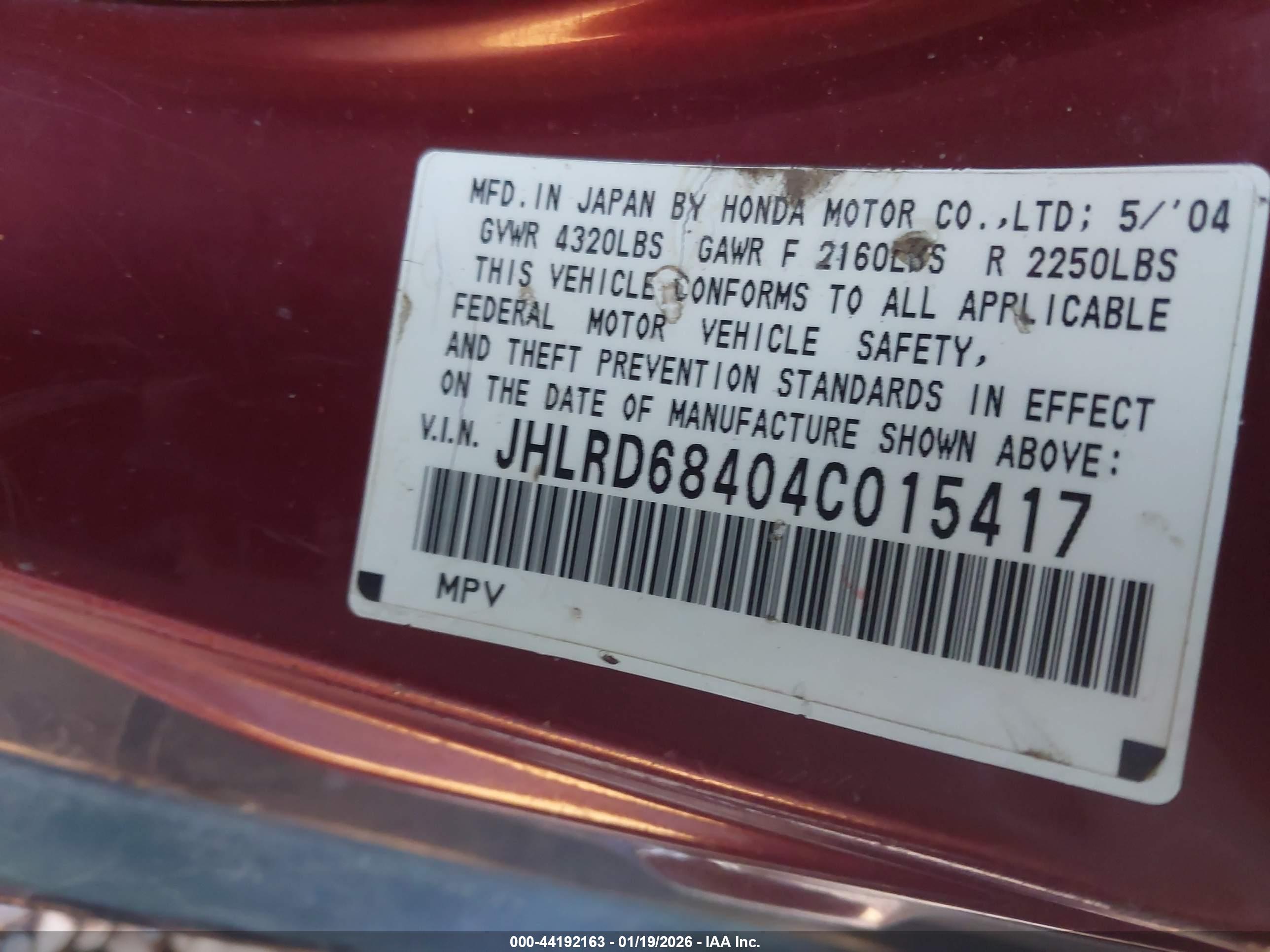 HONDA CR-V image 9