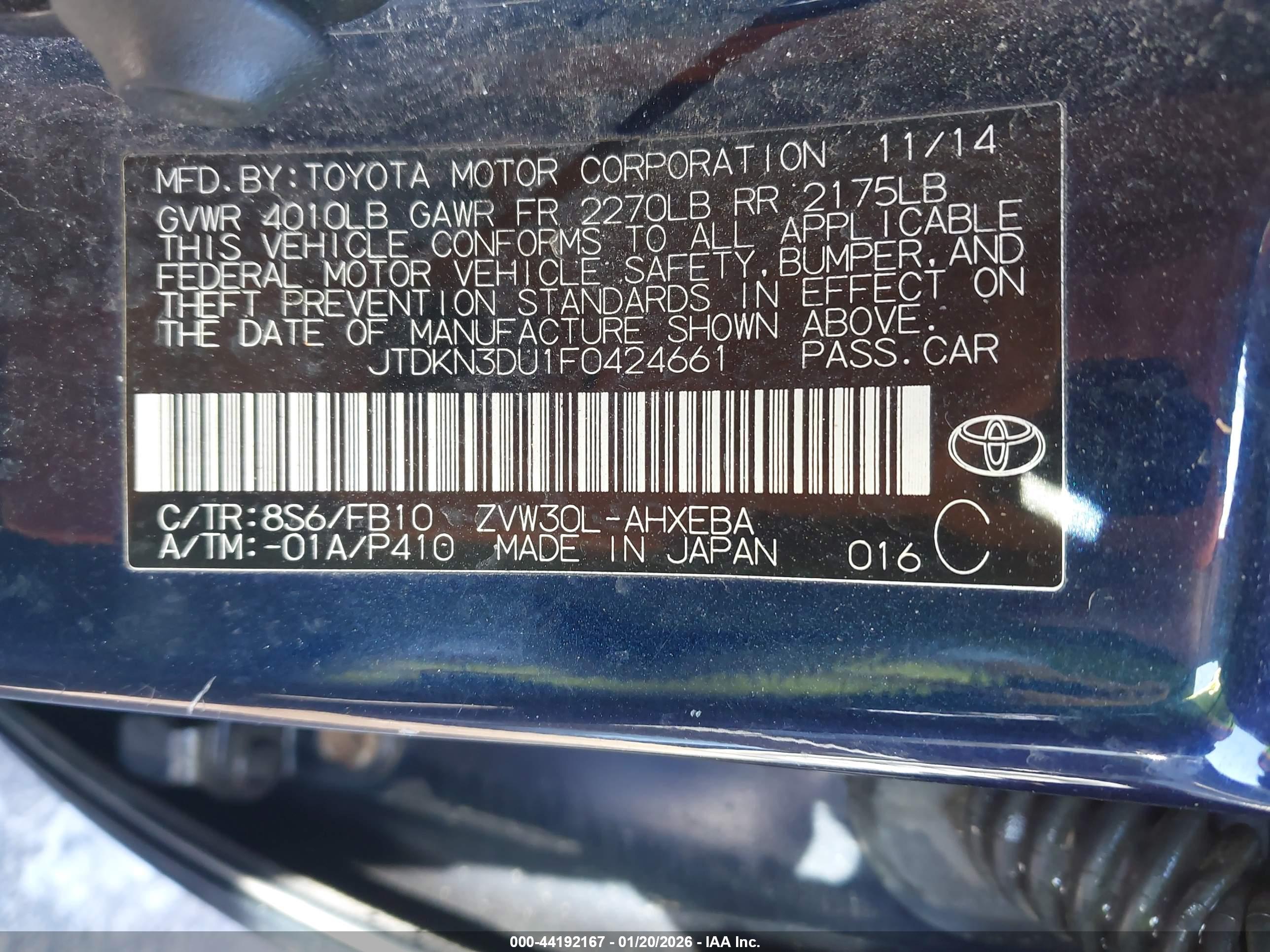 TOYOTA PRIUS image 9