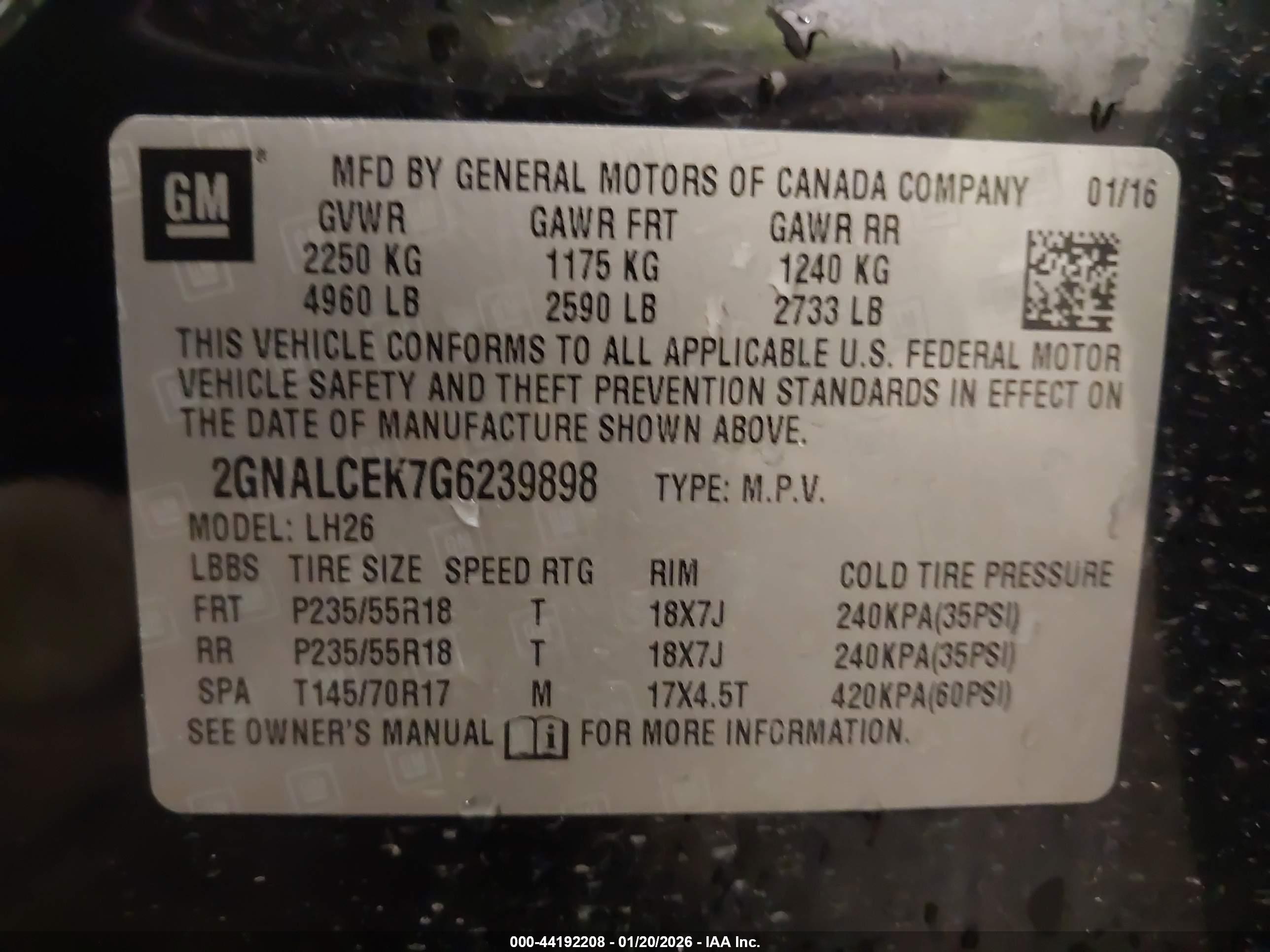 CHEVROLET EQUINOX image 9