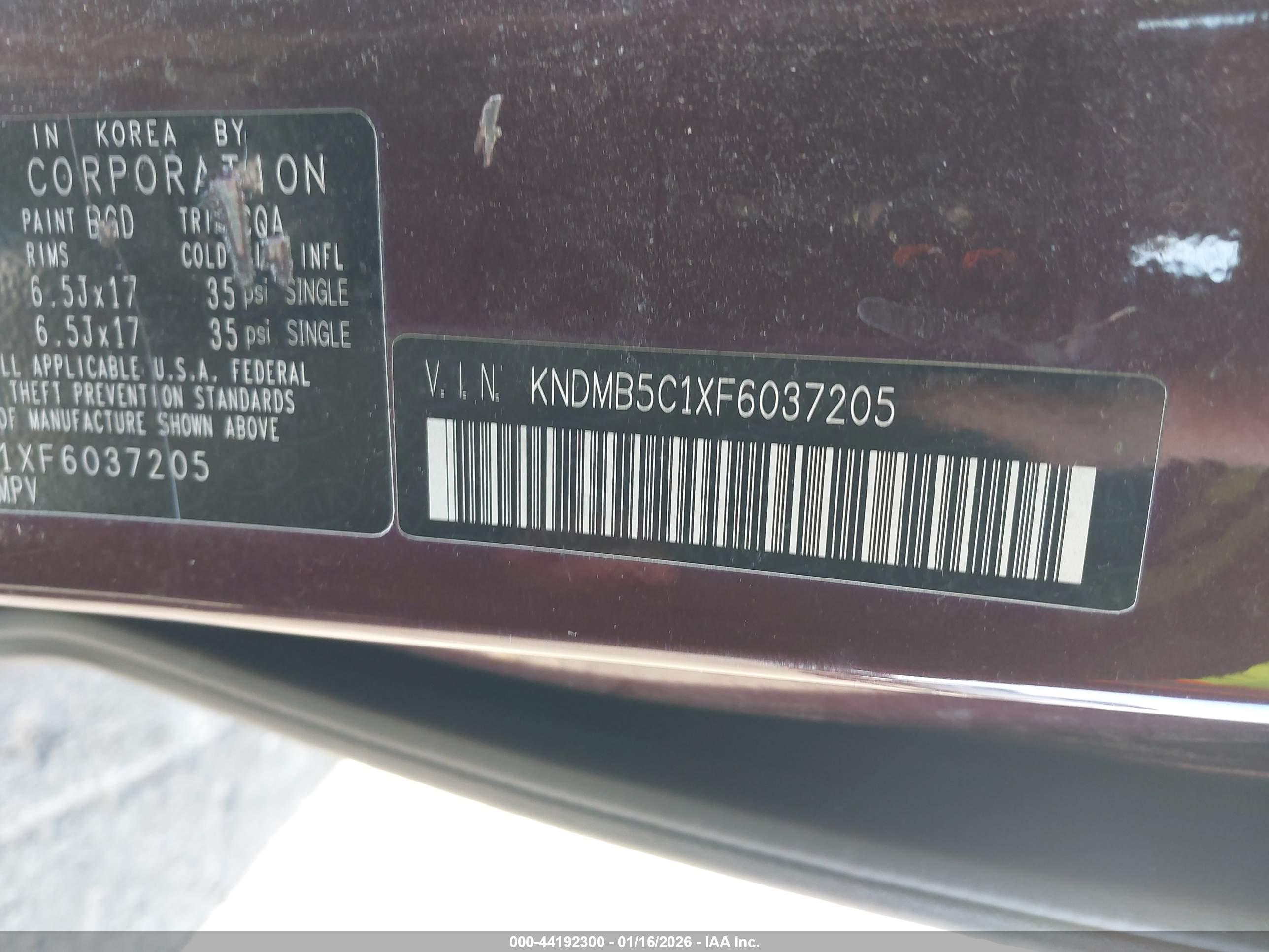 KIA SEDONA image 9