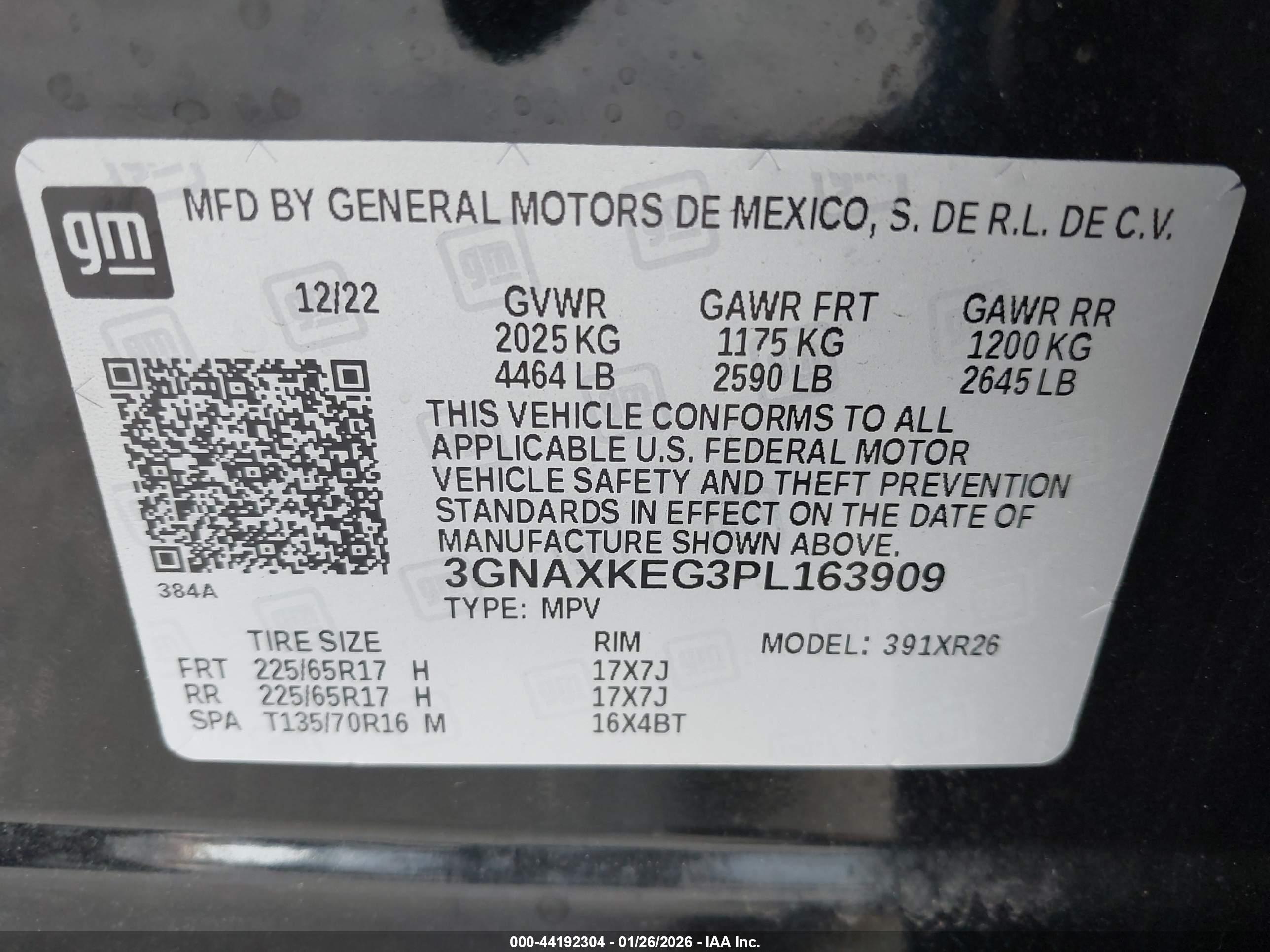 CHEVROLET EQUINOX image 9