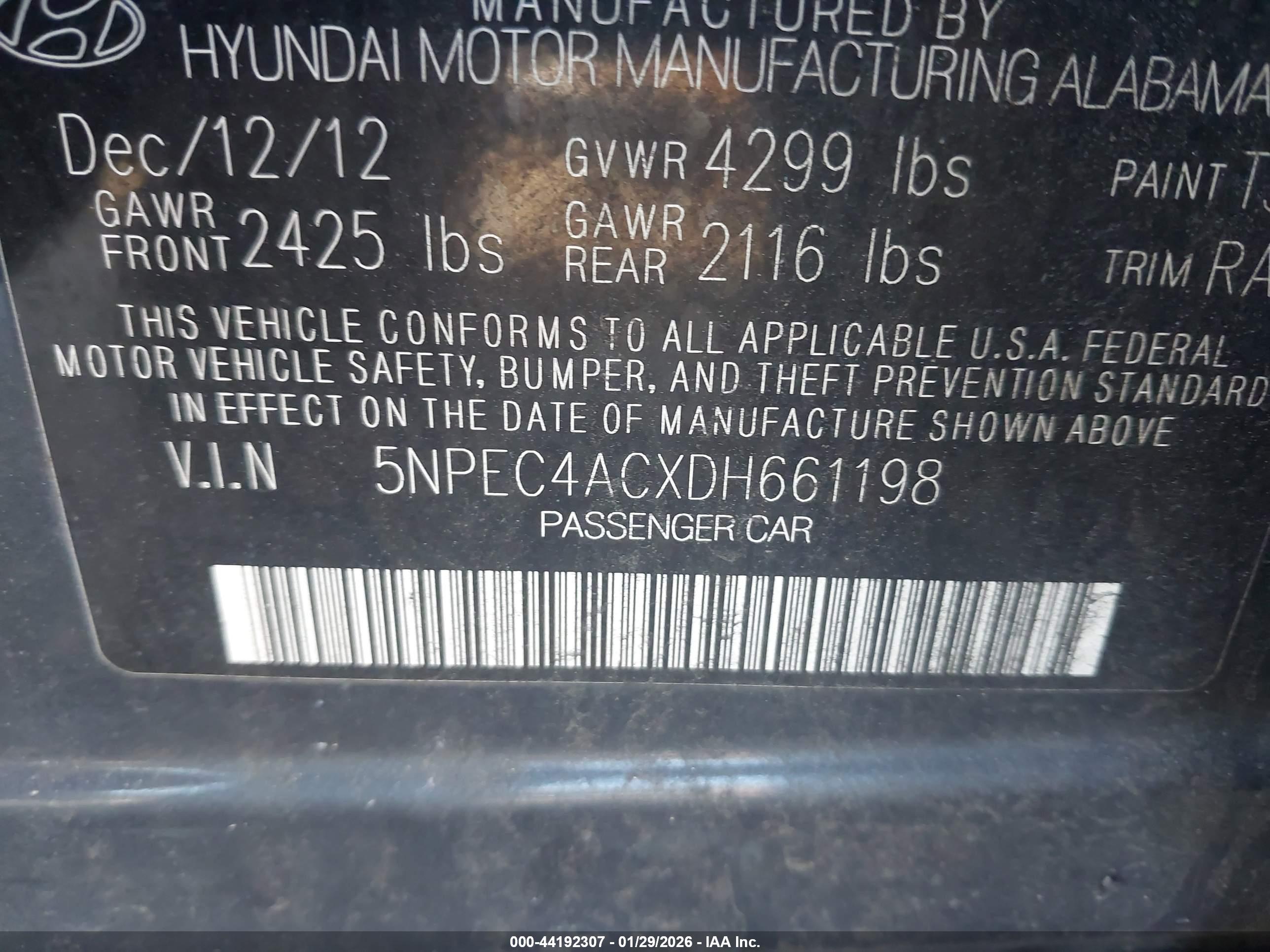 HYUNDAI SONATA image 9