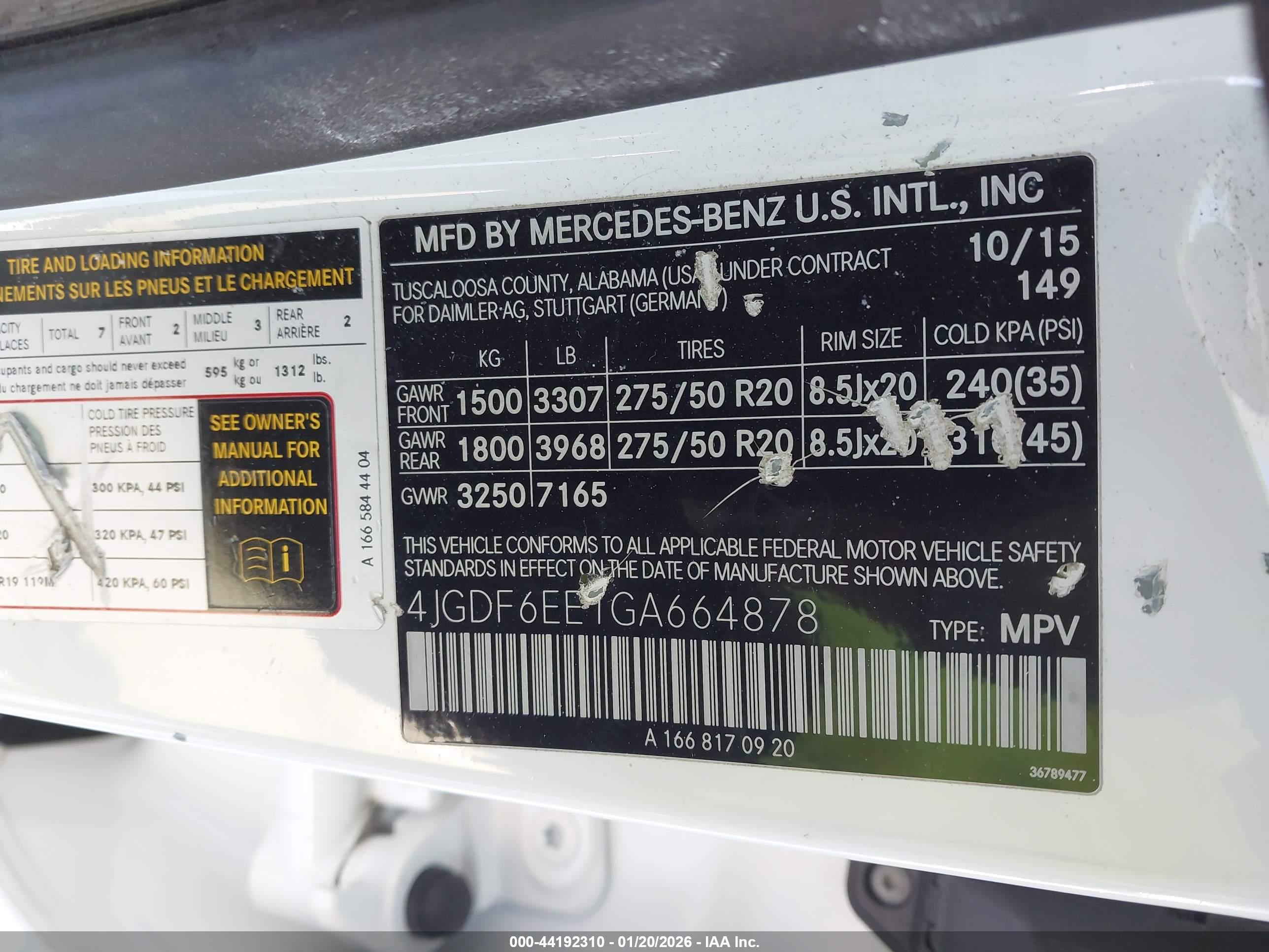 MERCEDES-BENZ GL image 9