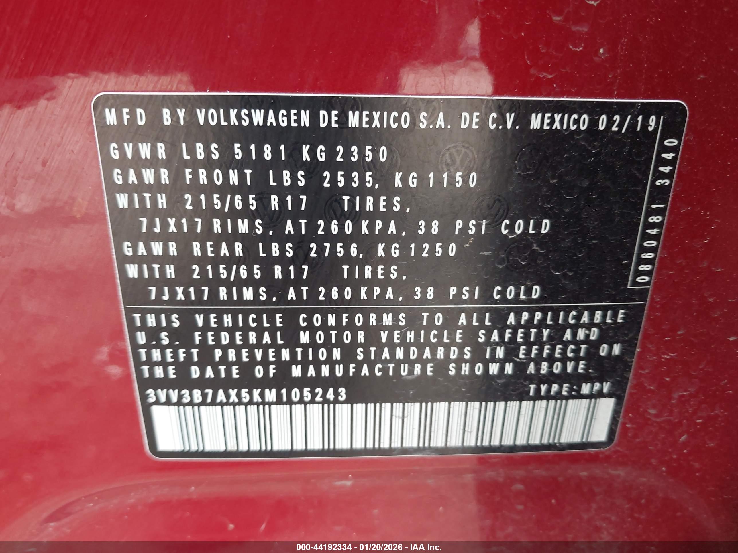 VOLKSWAGEN TIGUAN image 9