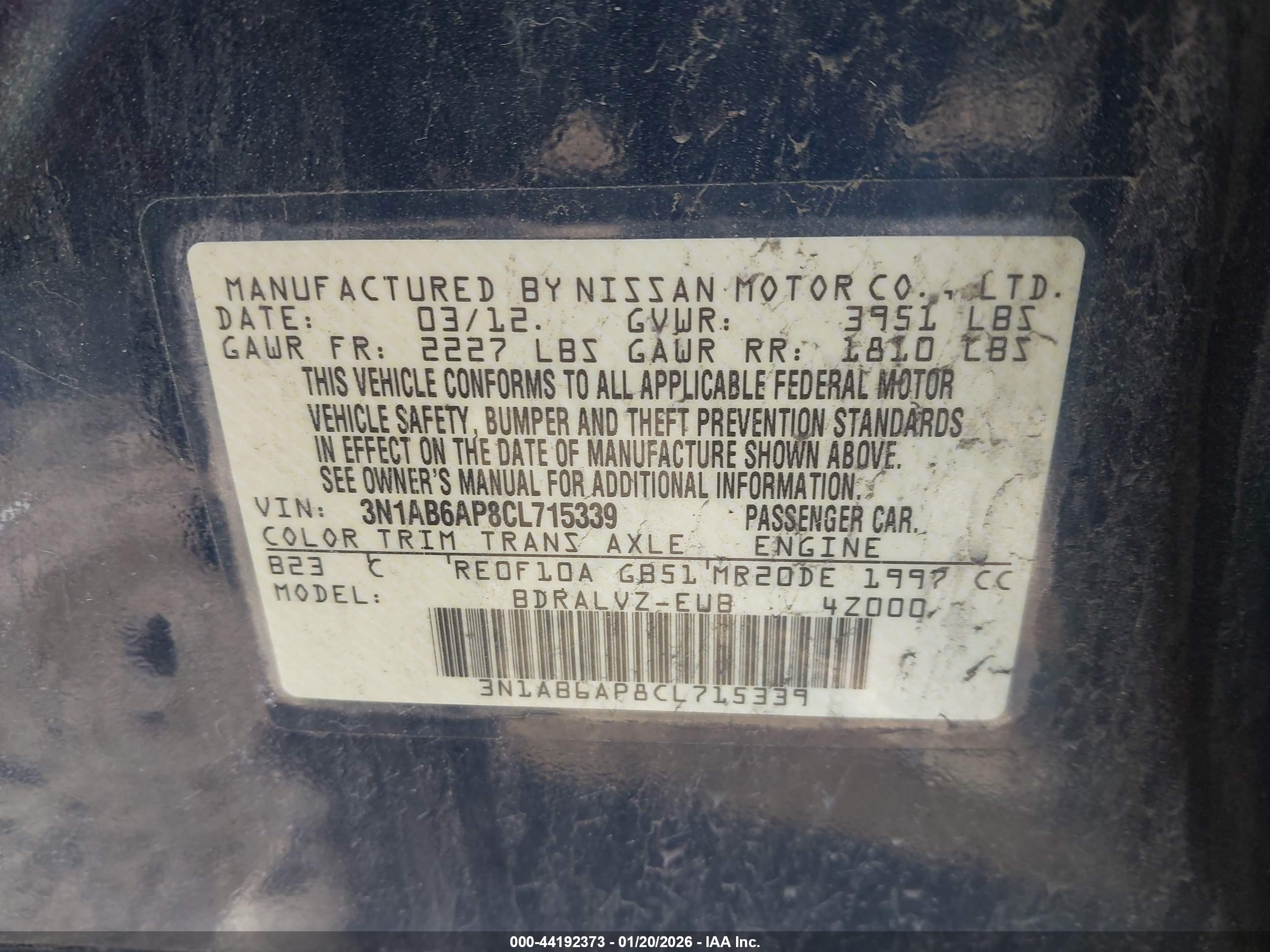 NISSAN SENTRA image 9