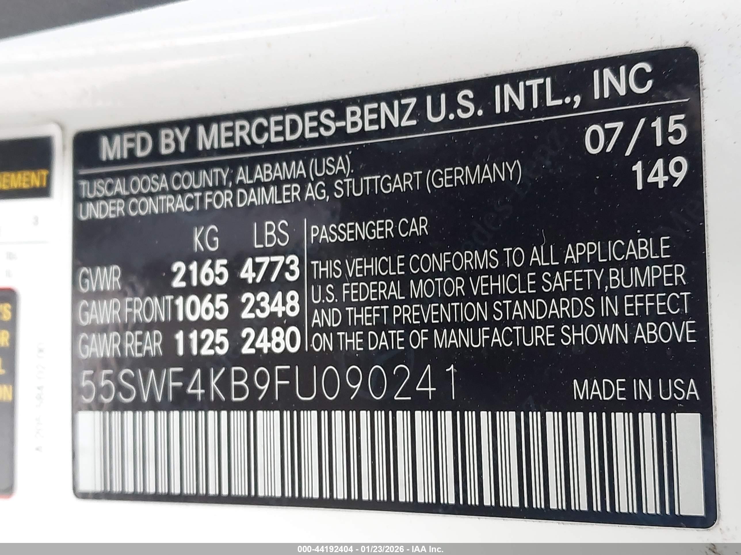 MERCEDES-BENZ C image 9
