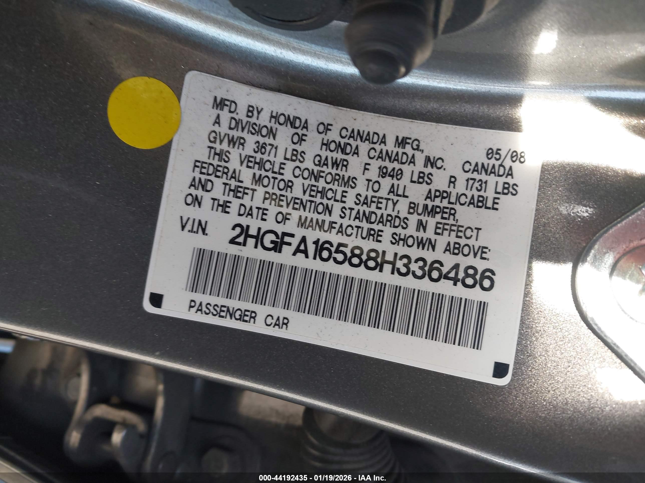 HONDA CIVIC image 9