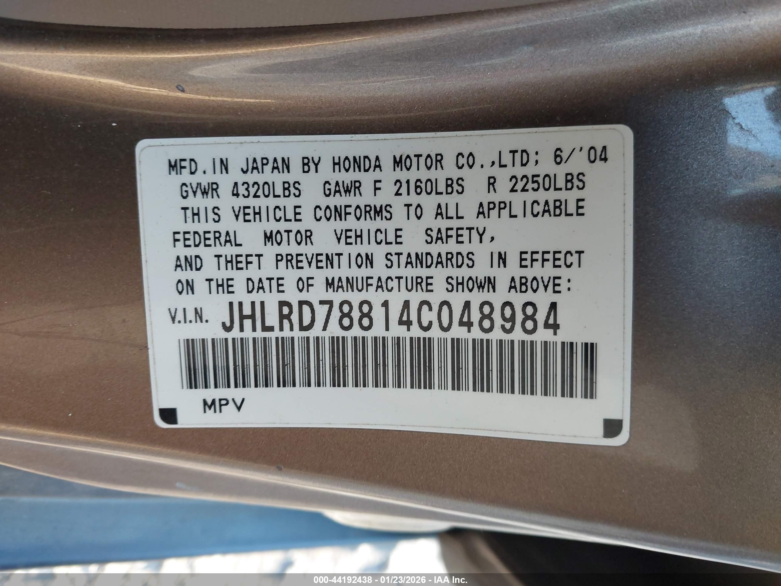 HONDA CR-V image 9