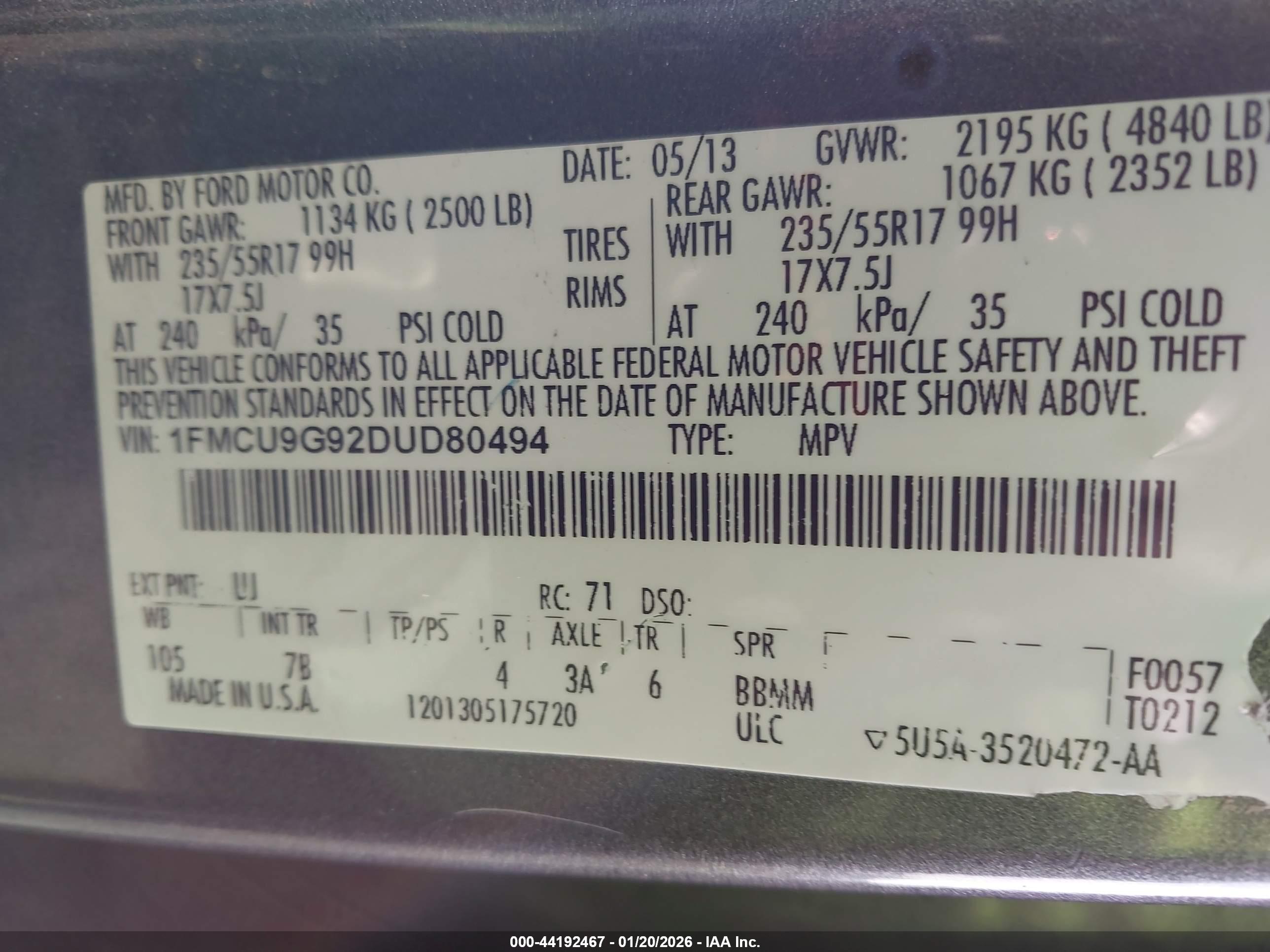 FORD ESCAPE image 9