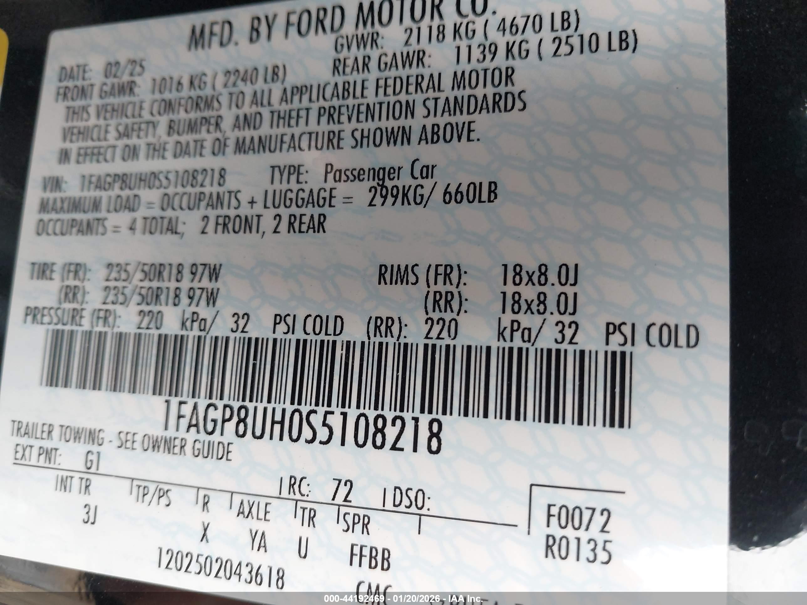 FORD MUSTANG image 9