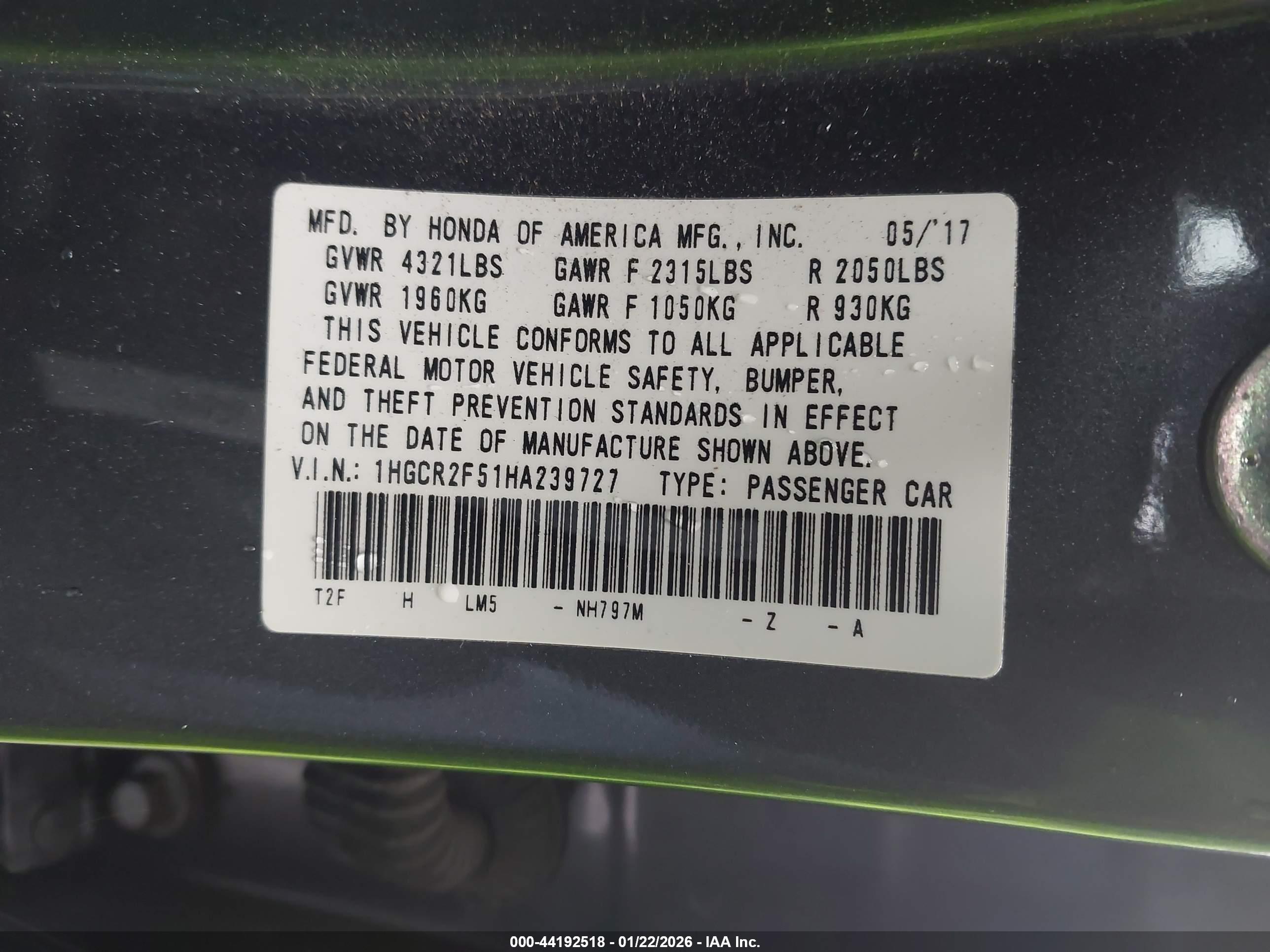 HONDA ACCORD image 9