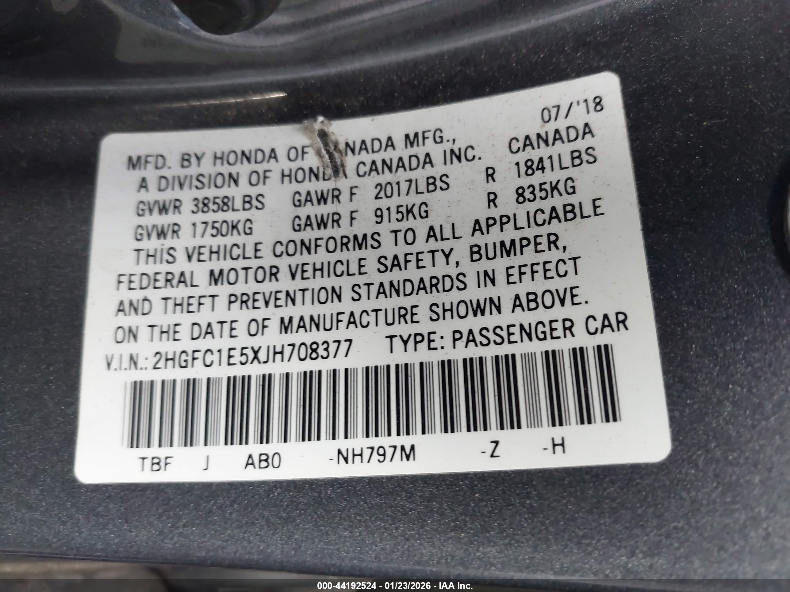HONDA CIVIC image 9