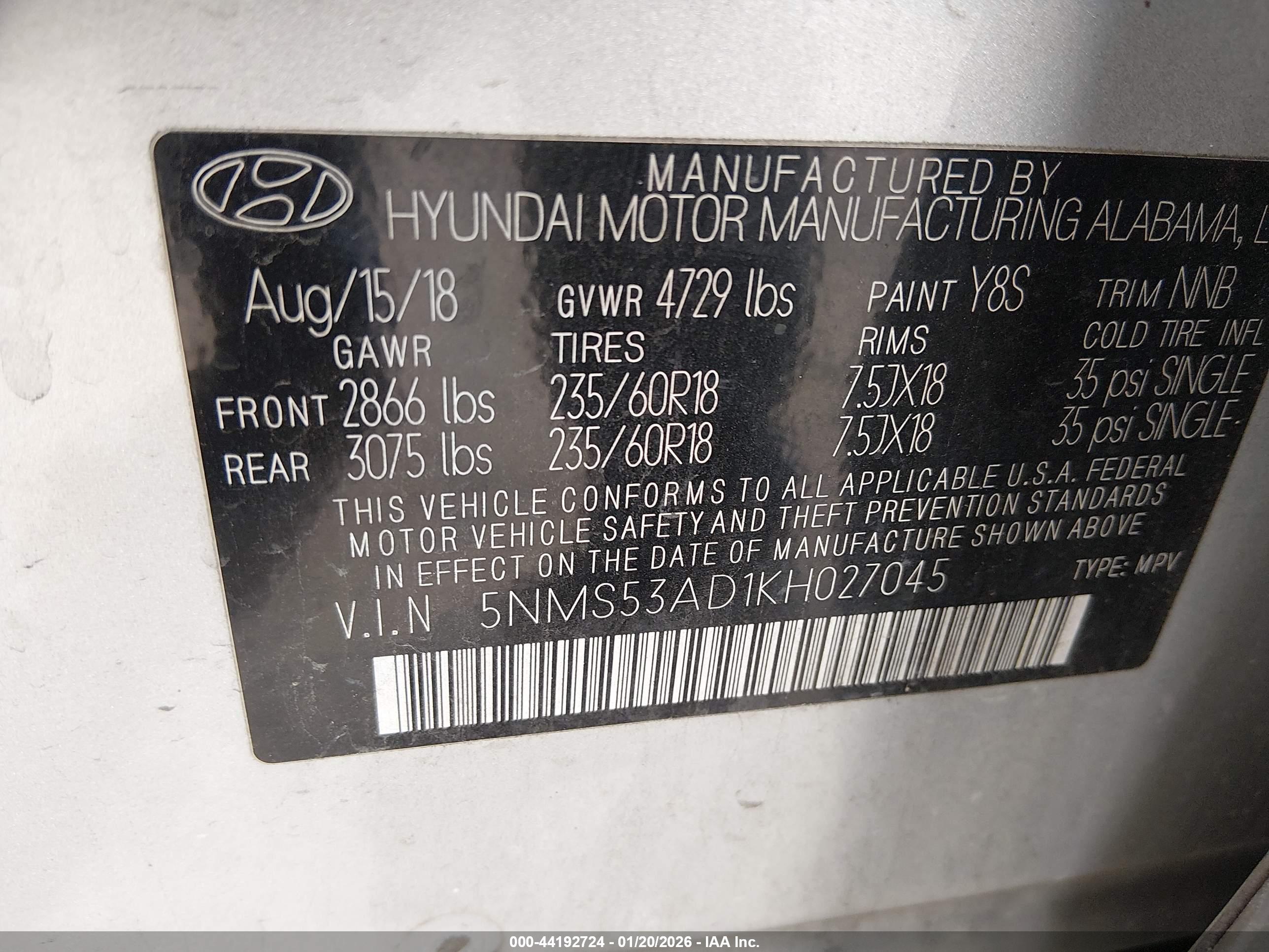 HYUNDAI SANTA image 9