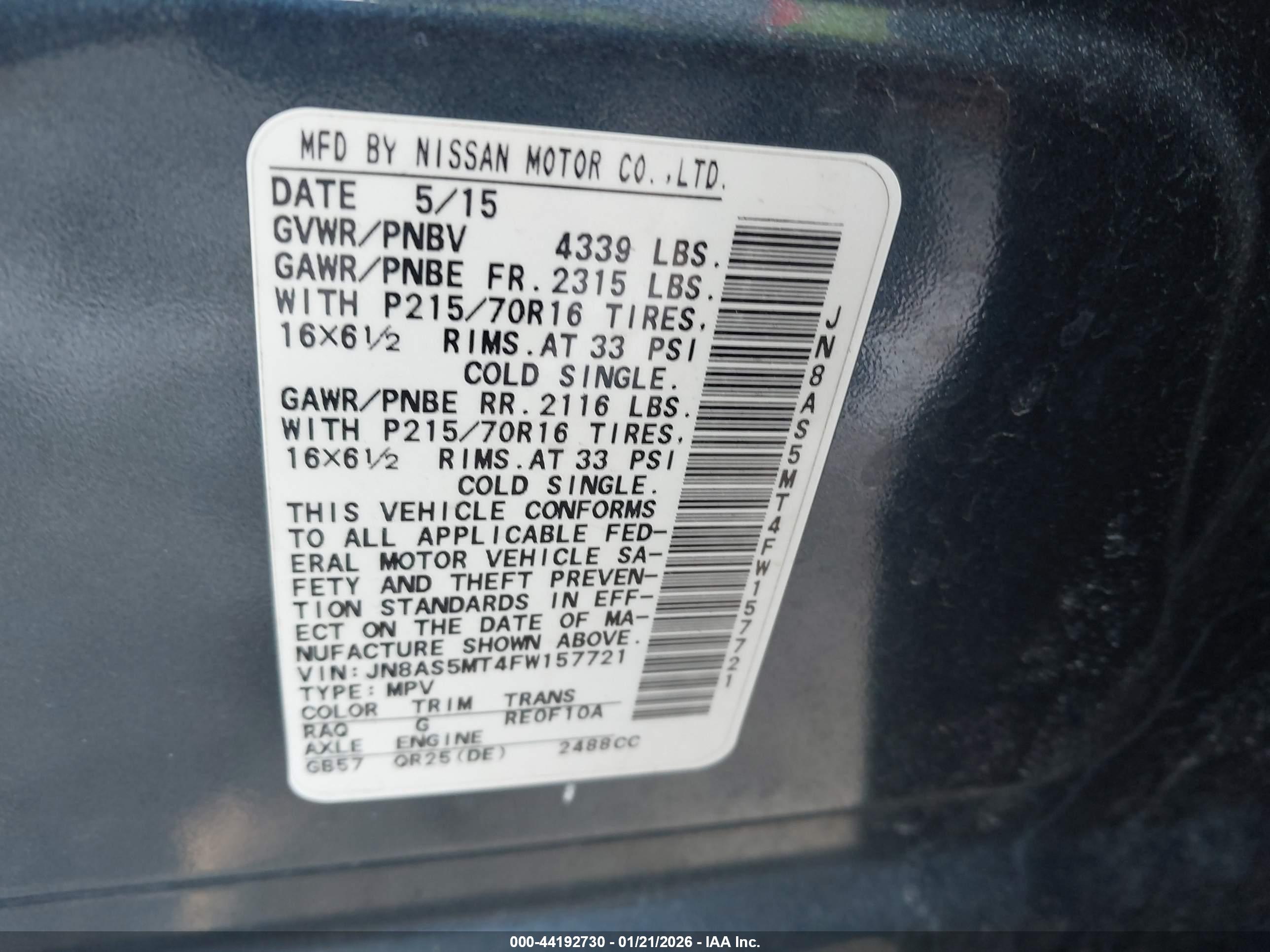 NISSAN ROGUE image 9