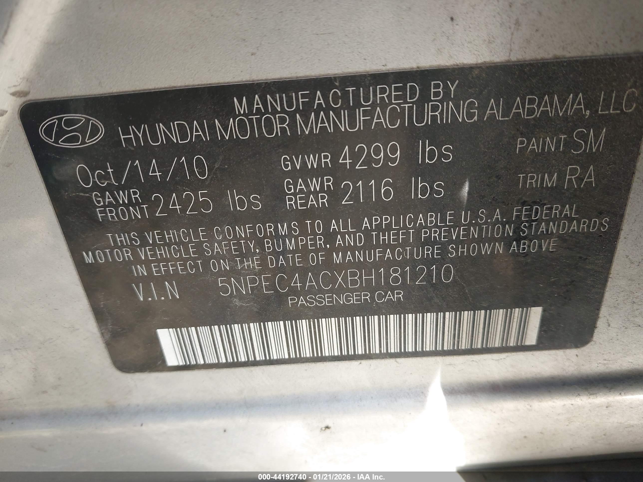 HYUNDAI SONATA image 9