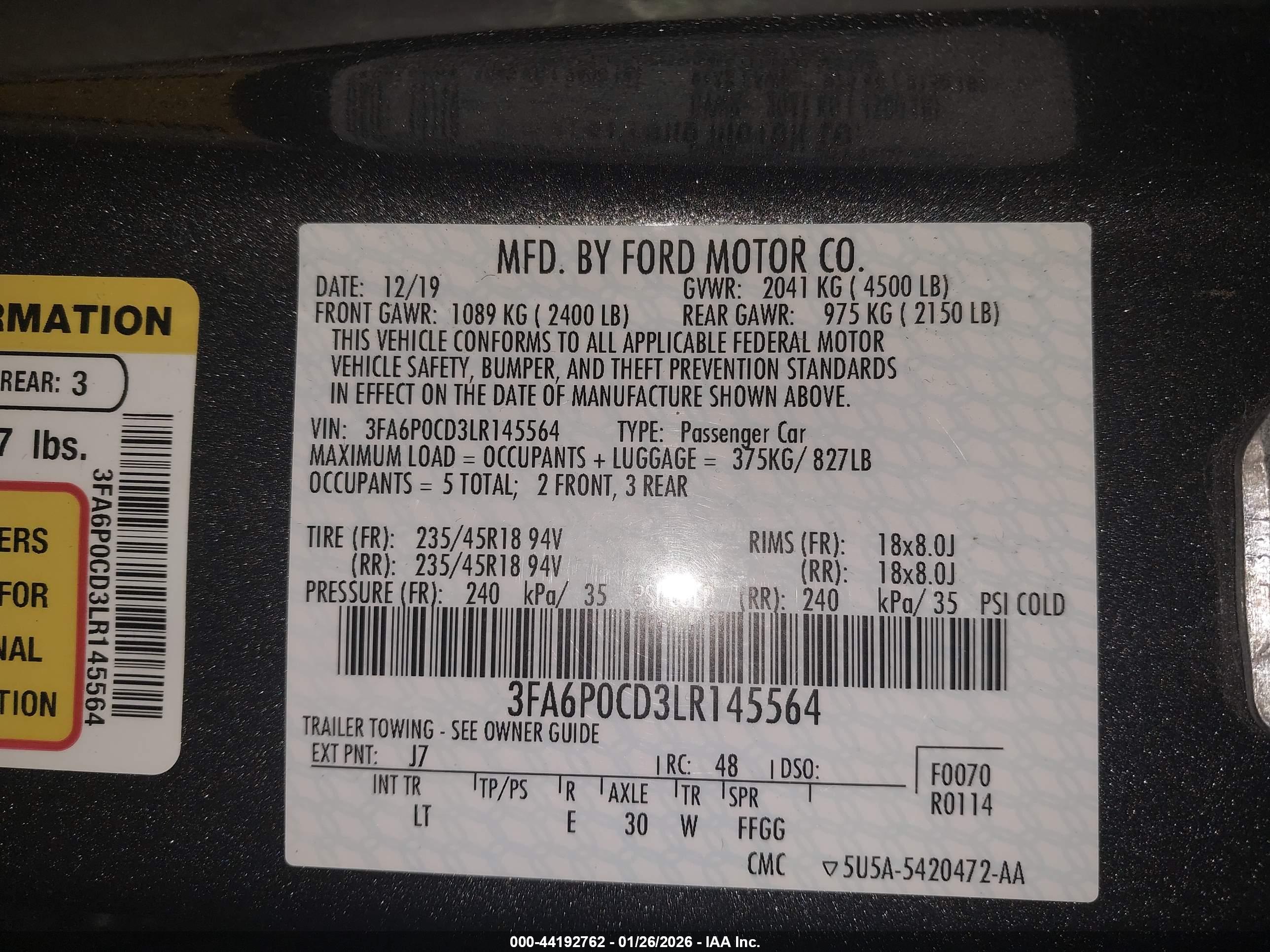 FORD FUSION image 9