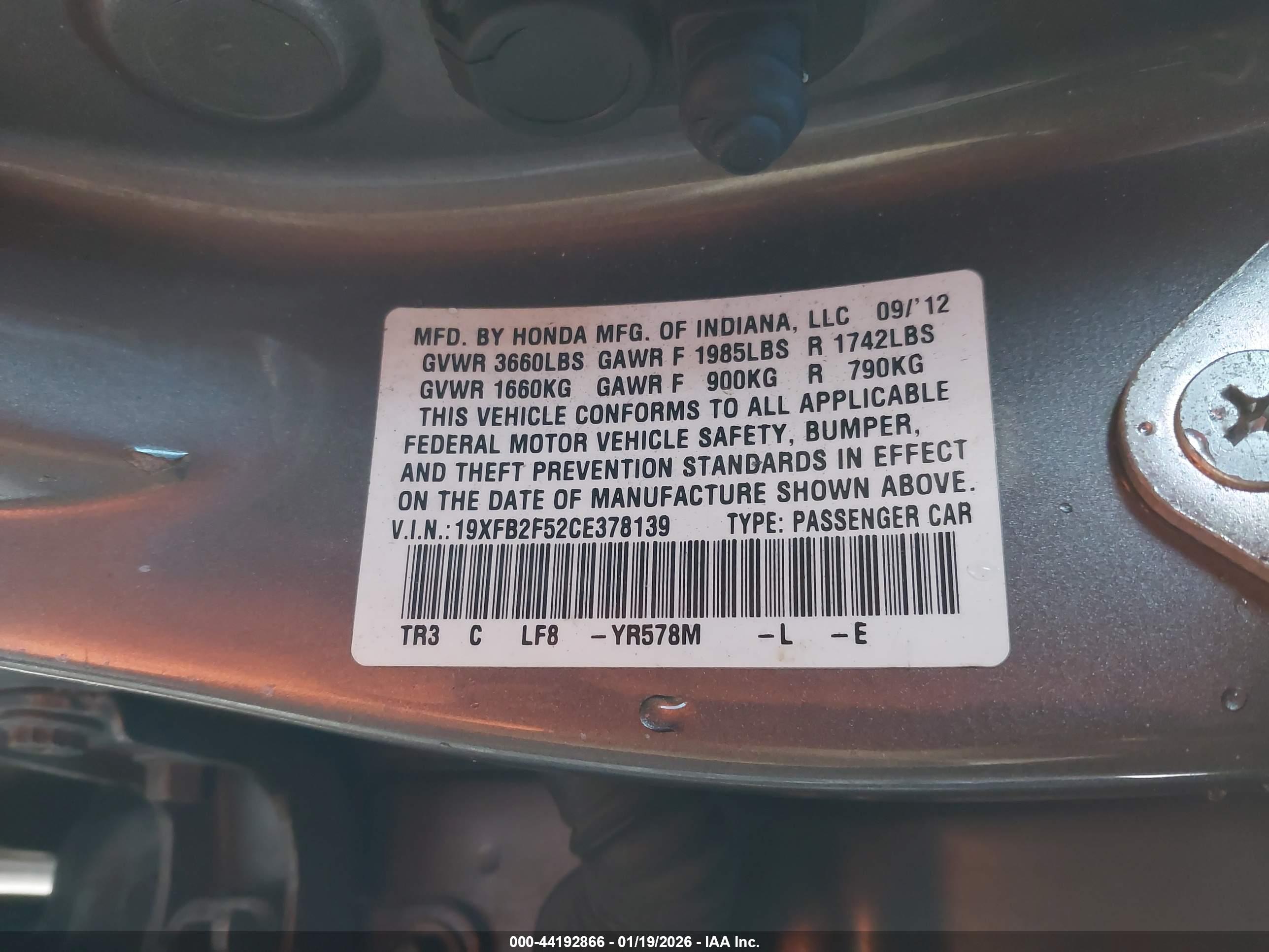 HONDA CIVIC image 9