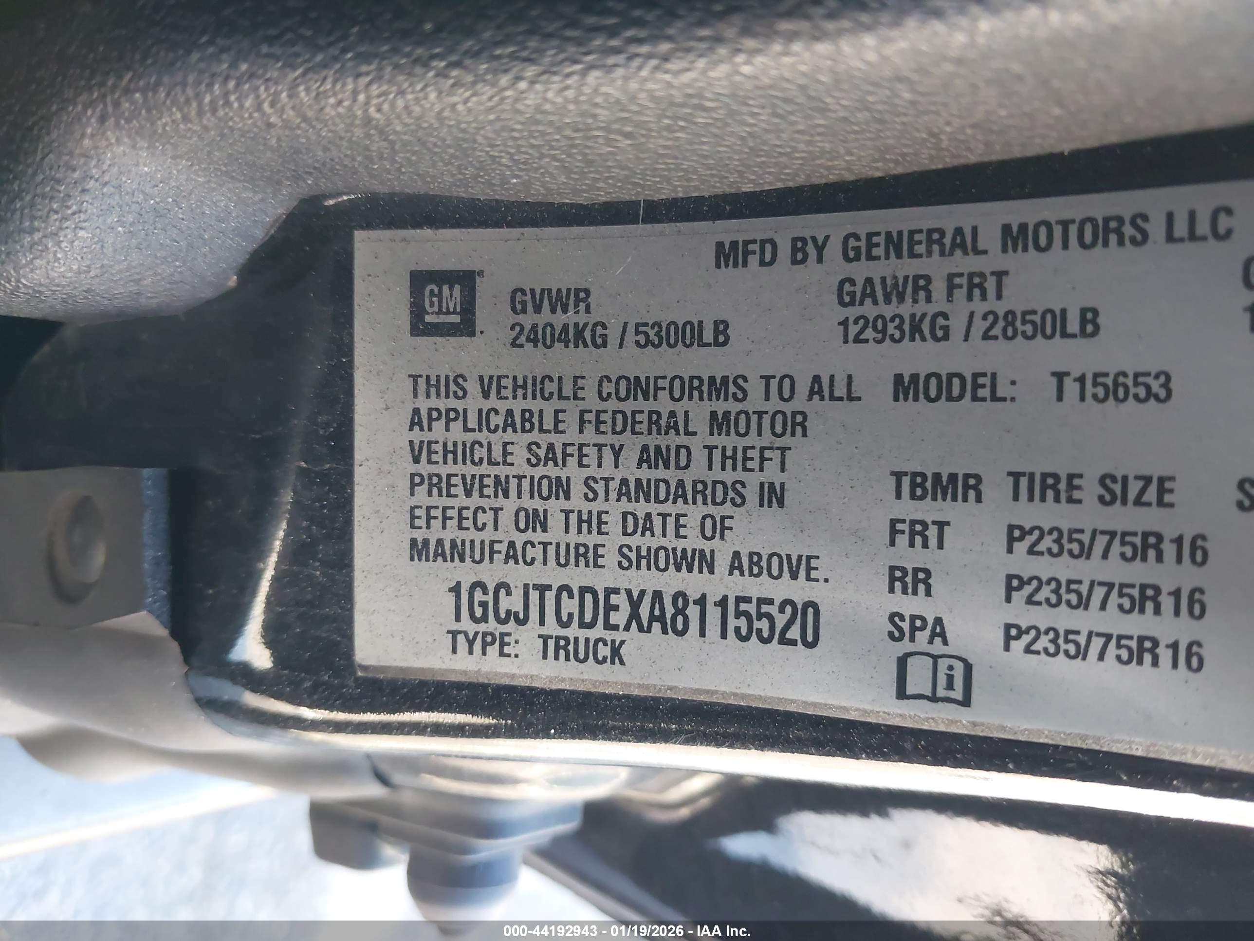 CHEVROLET COLORADO image 9