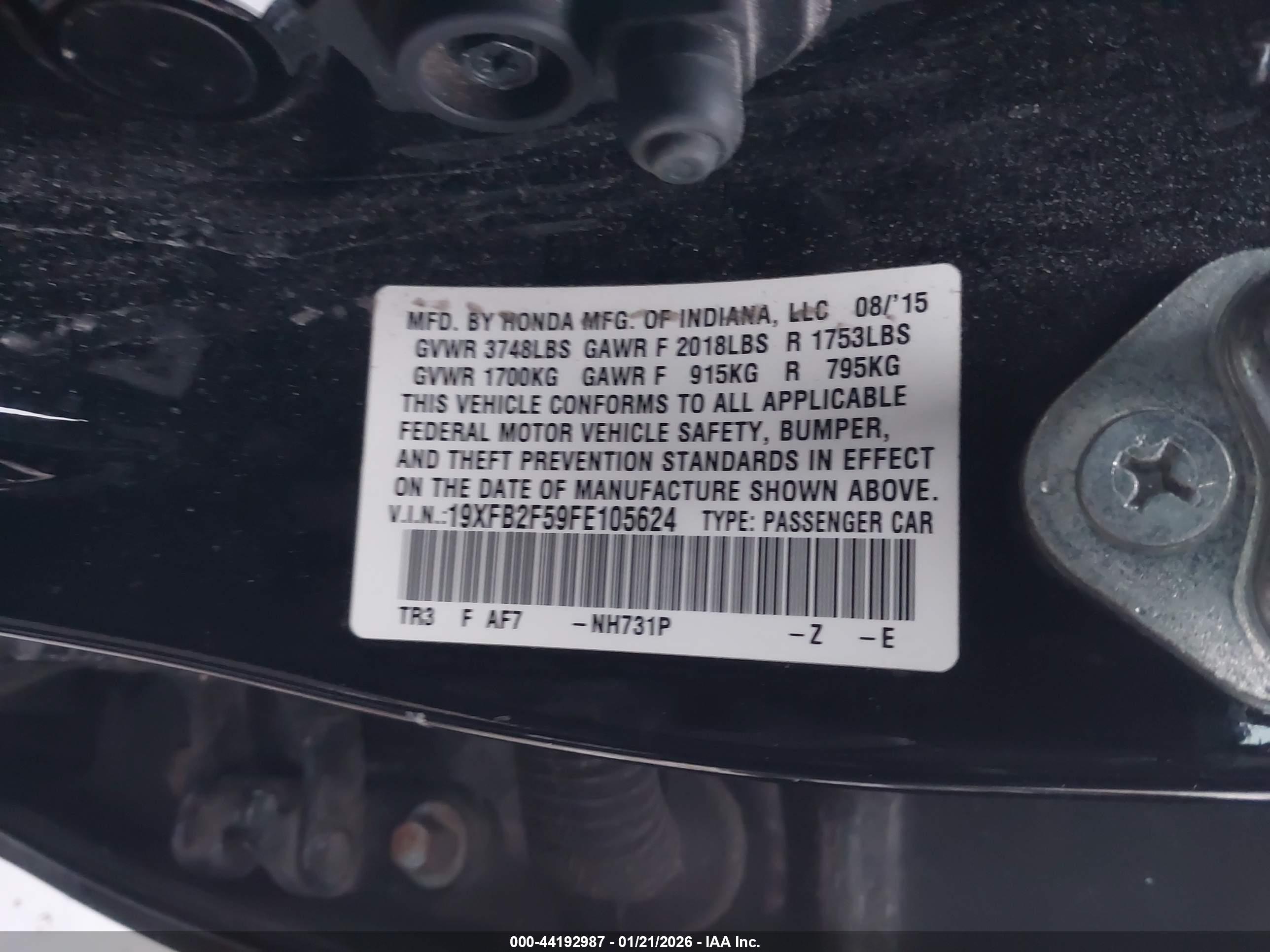 HONDA CIVIC image 9