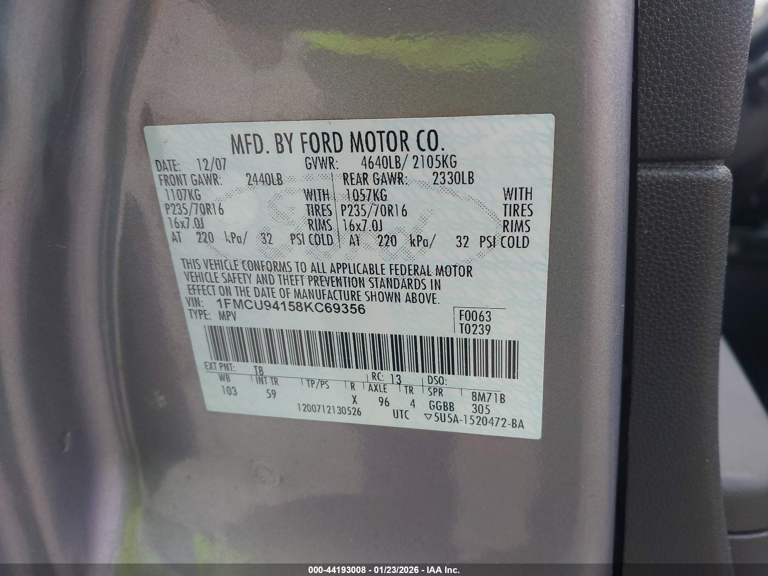 FORD ESCAPE image 9