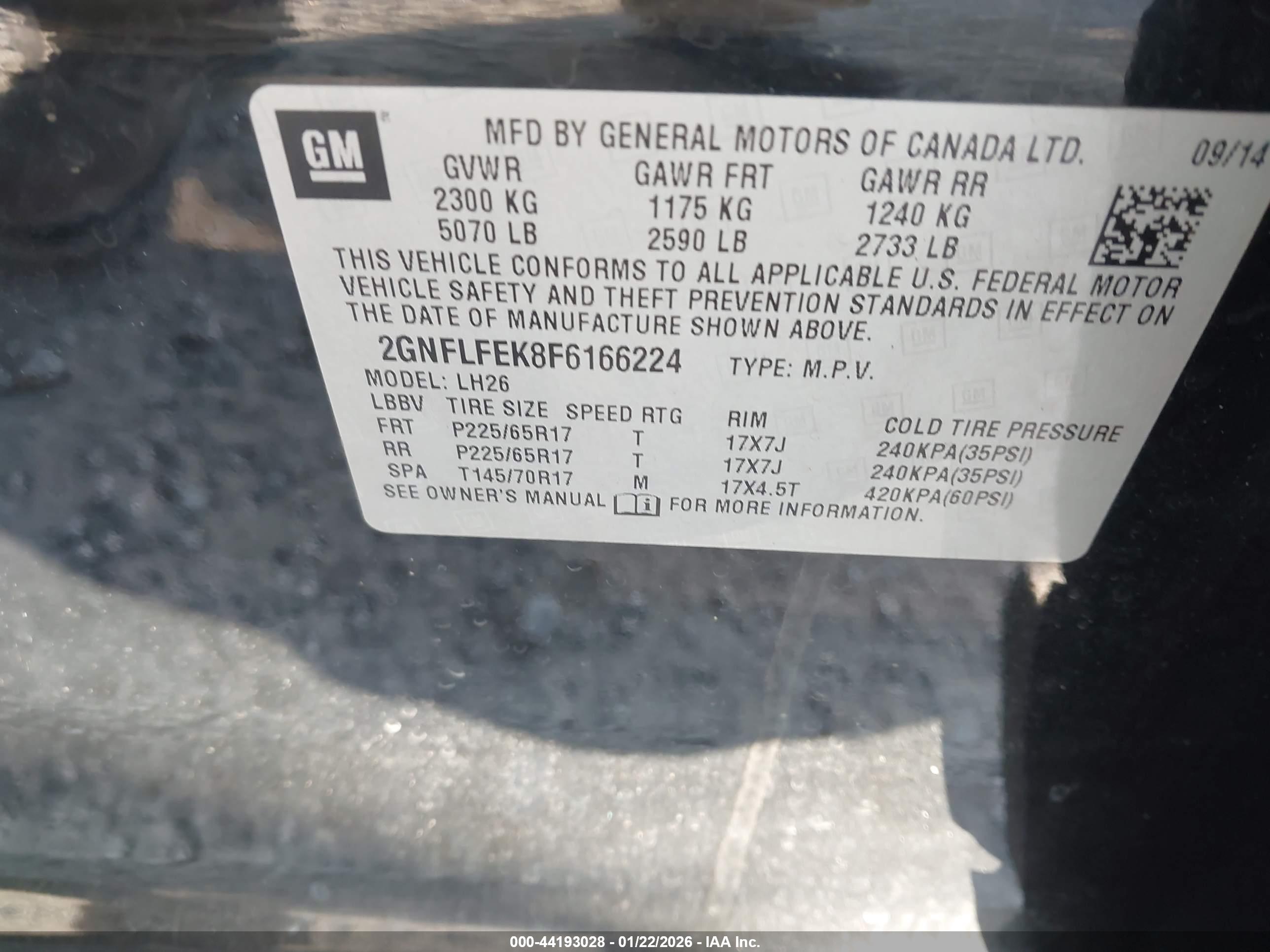 CHEVROLET EQUINOX image 9