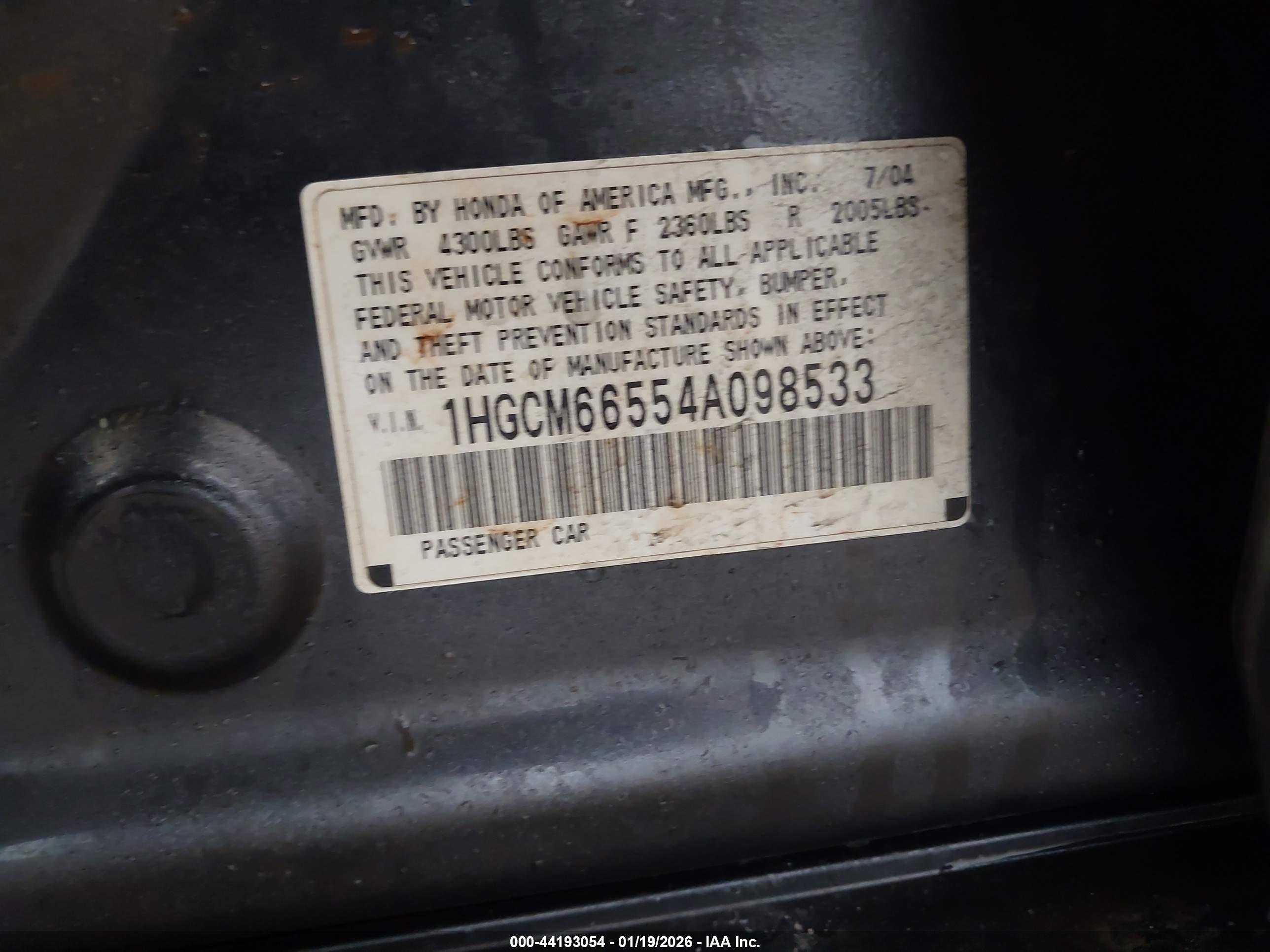 HONDA ACCORD image 9