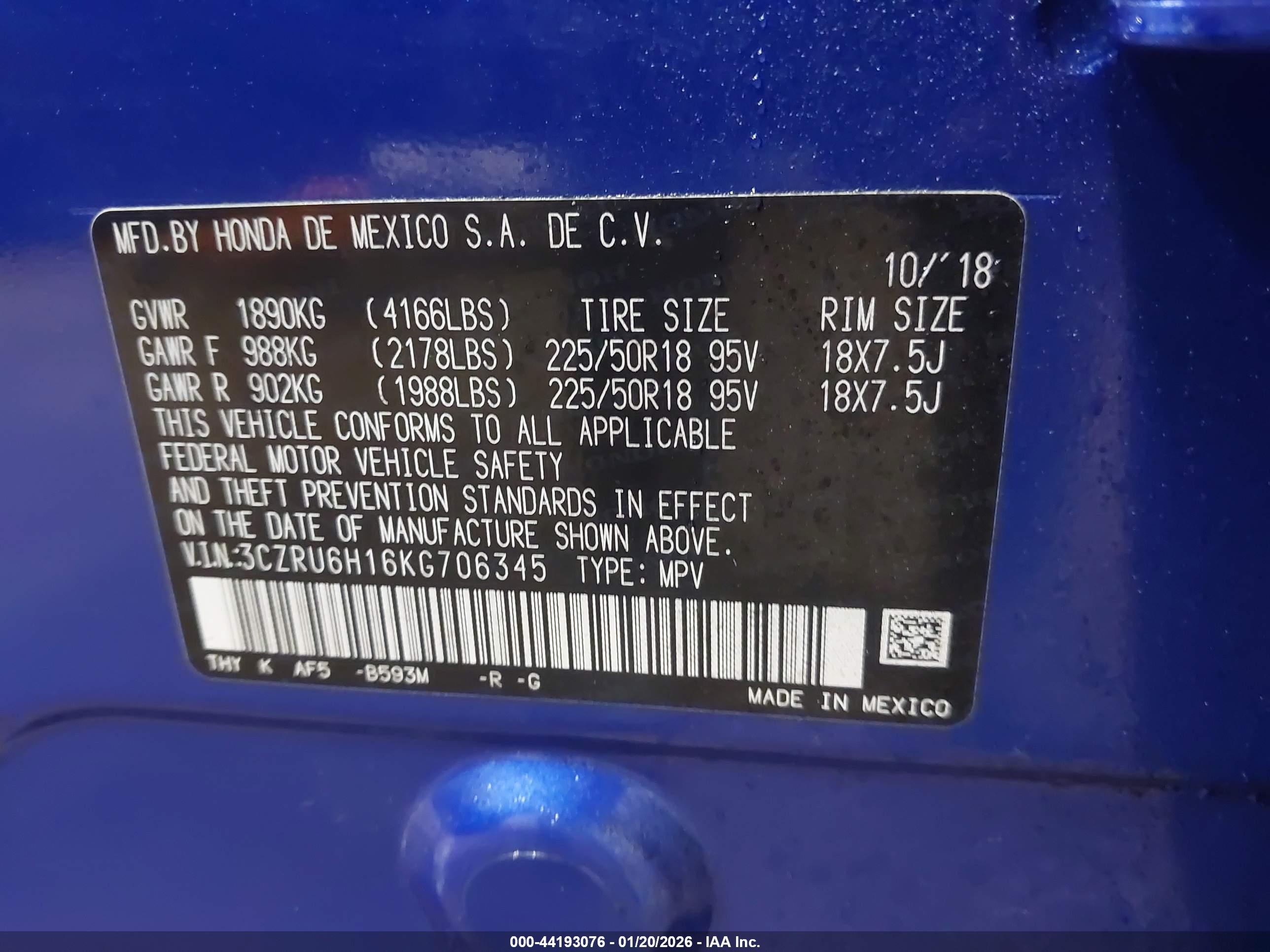 HONDA HR-V image 9
