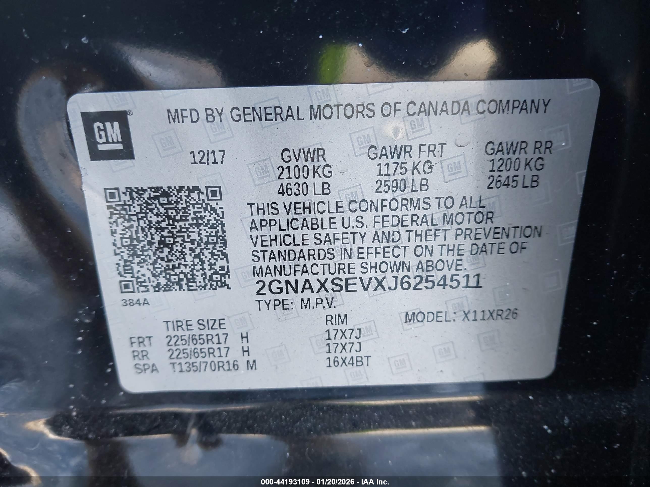 CHEVROLET EQUINOX image 9