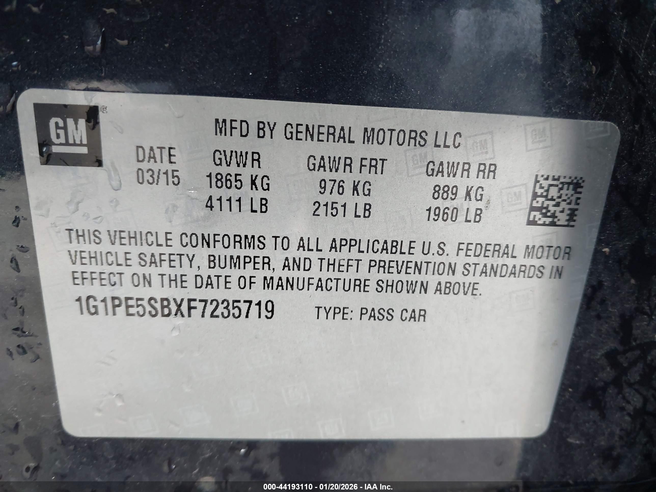 CHEVROLET CRUZE image 9