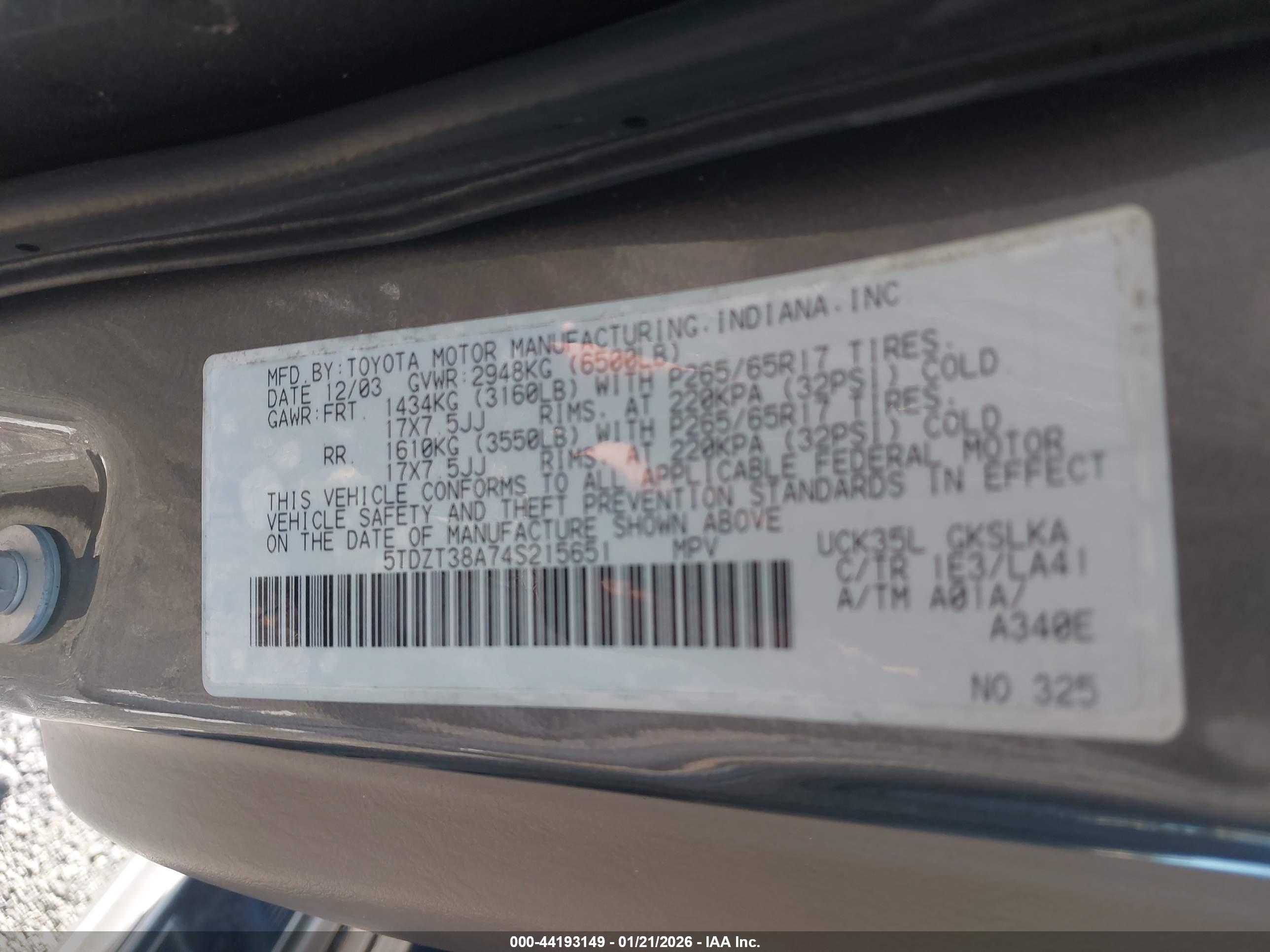 TOYOTA SEQUOIA image 9