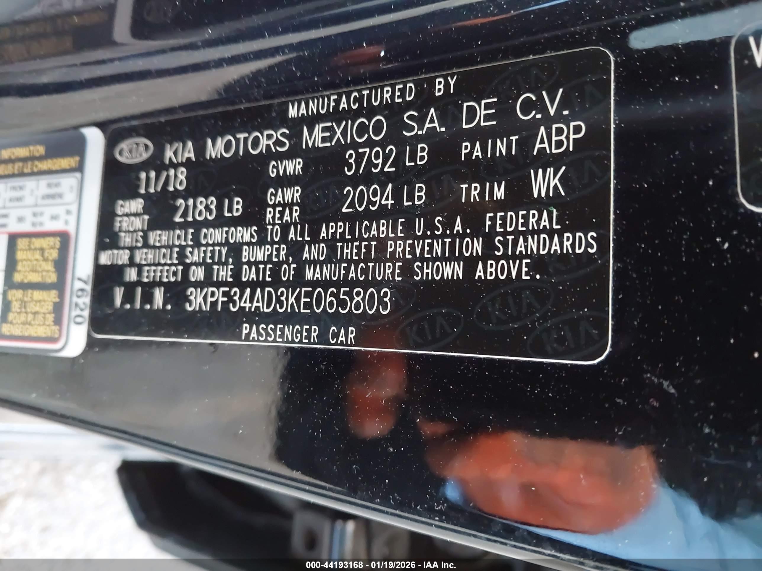 KIA FORTE image 9
