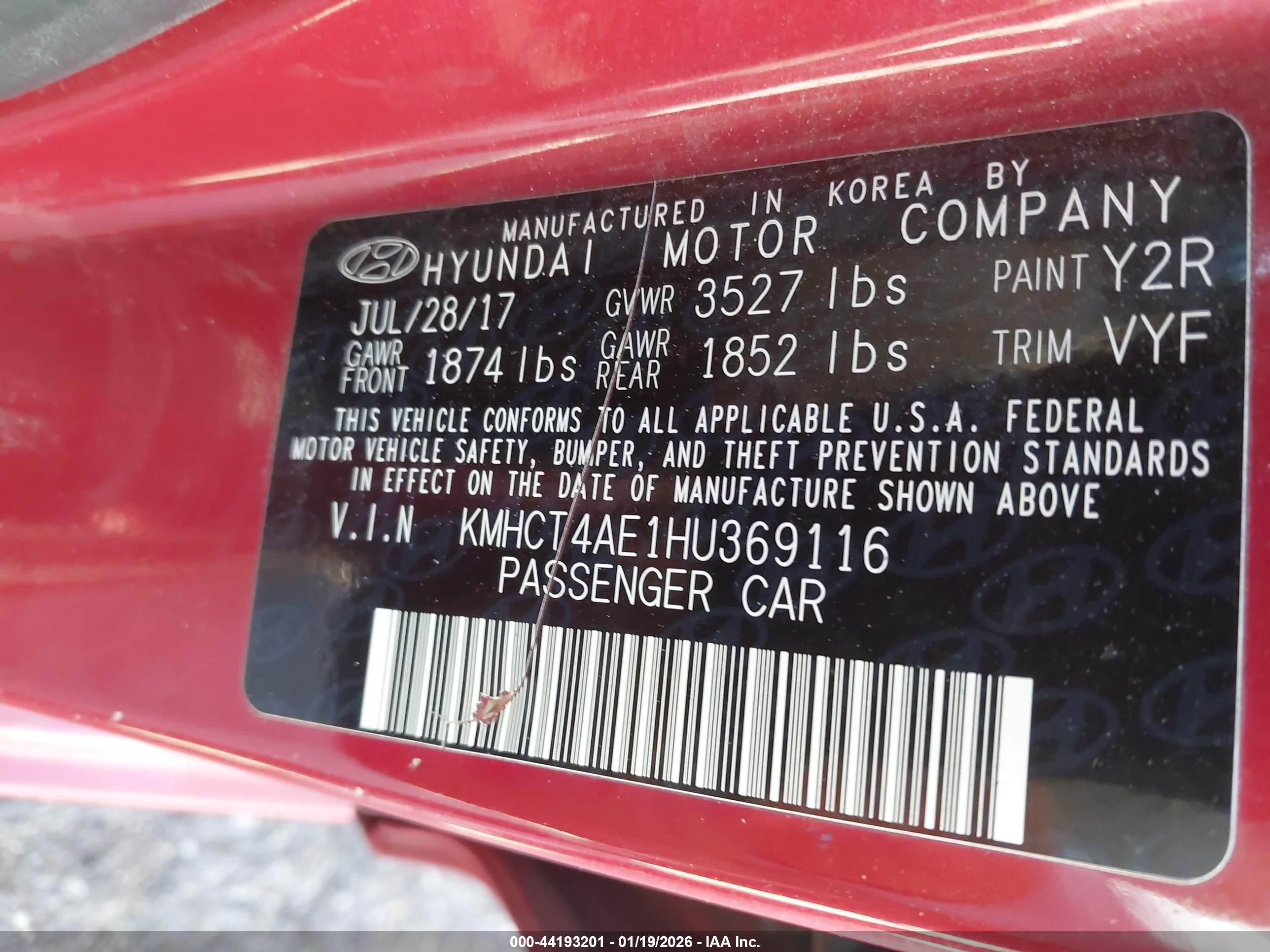 HYUNDAI ACCENT image 9