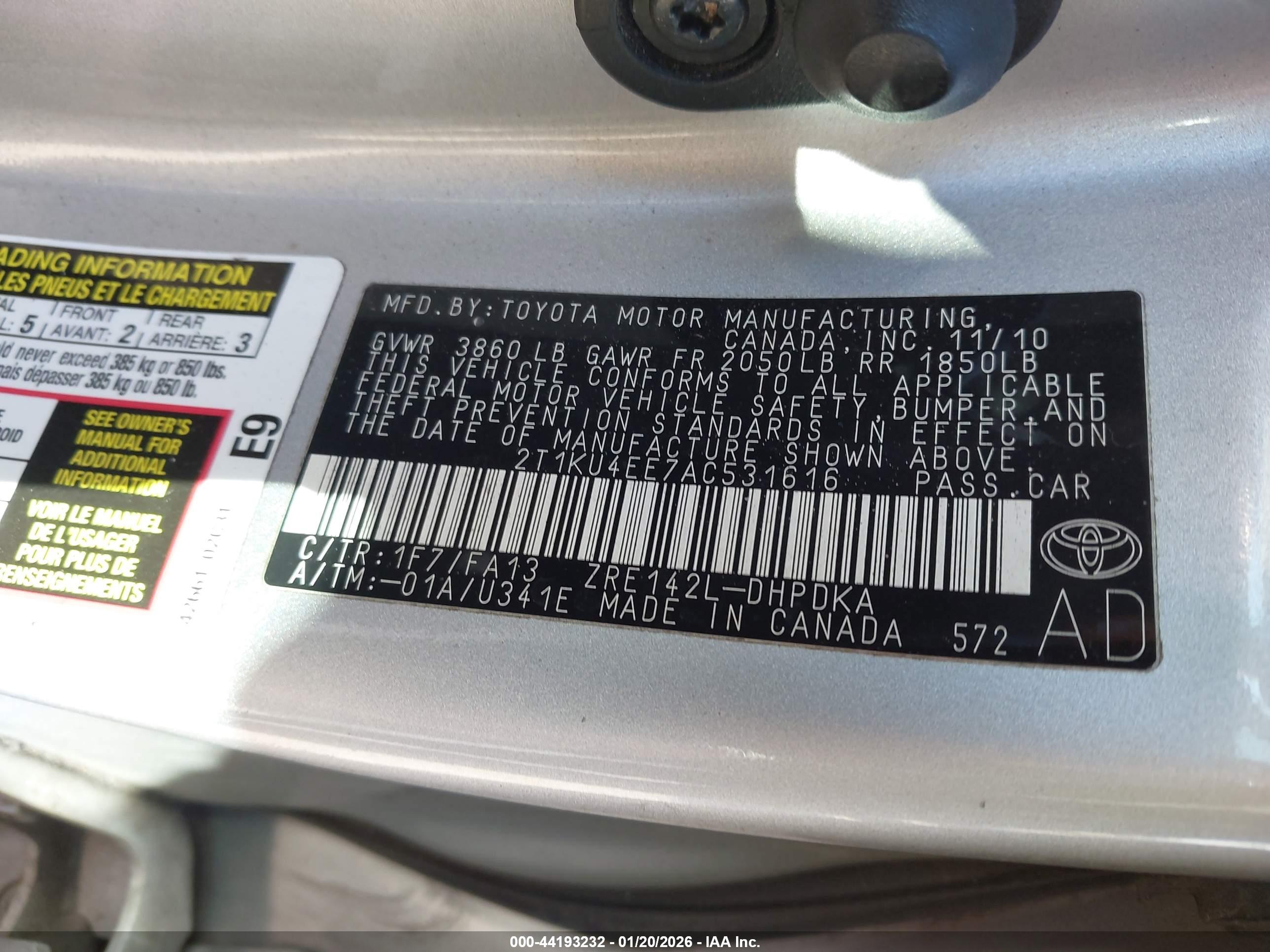 TOYOTA MATRIX image 9