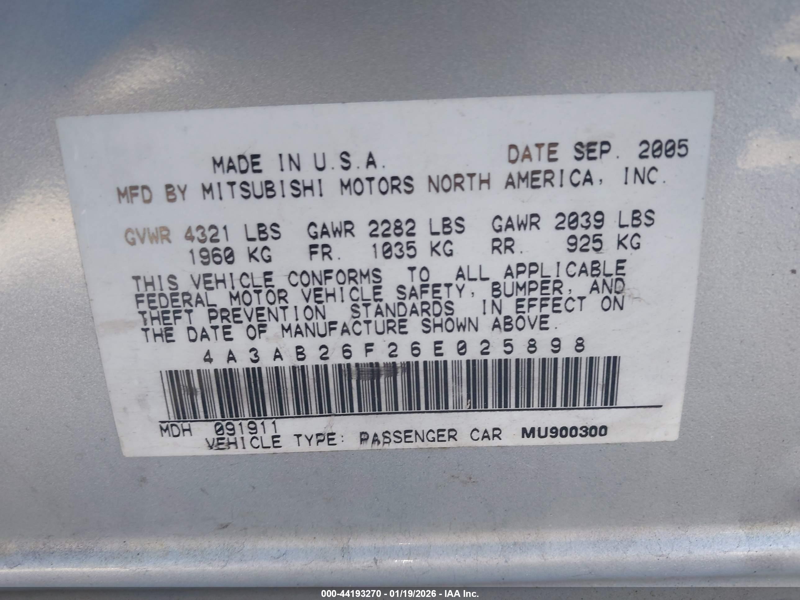 MITSUBISHI GALANT image 9