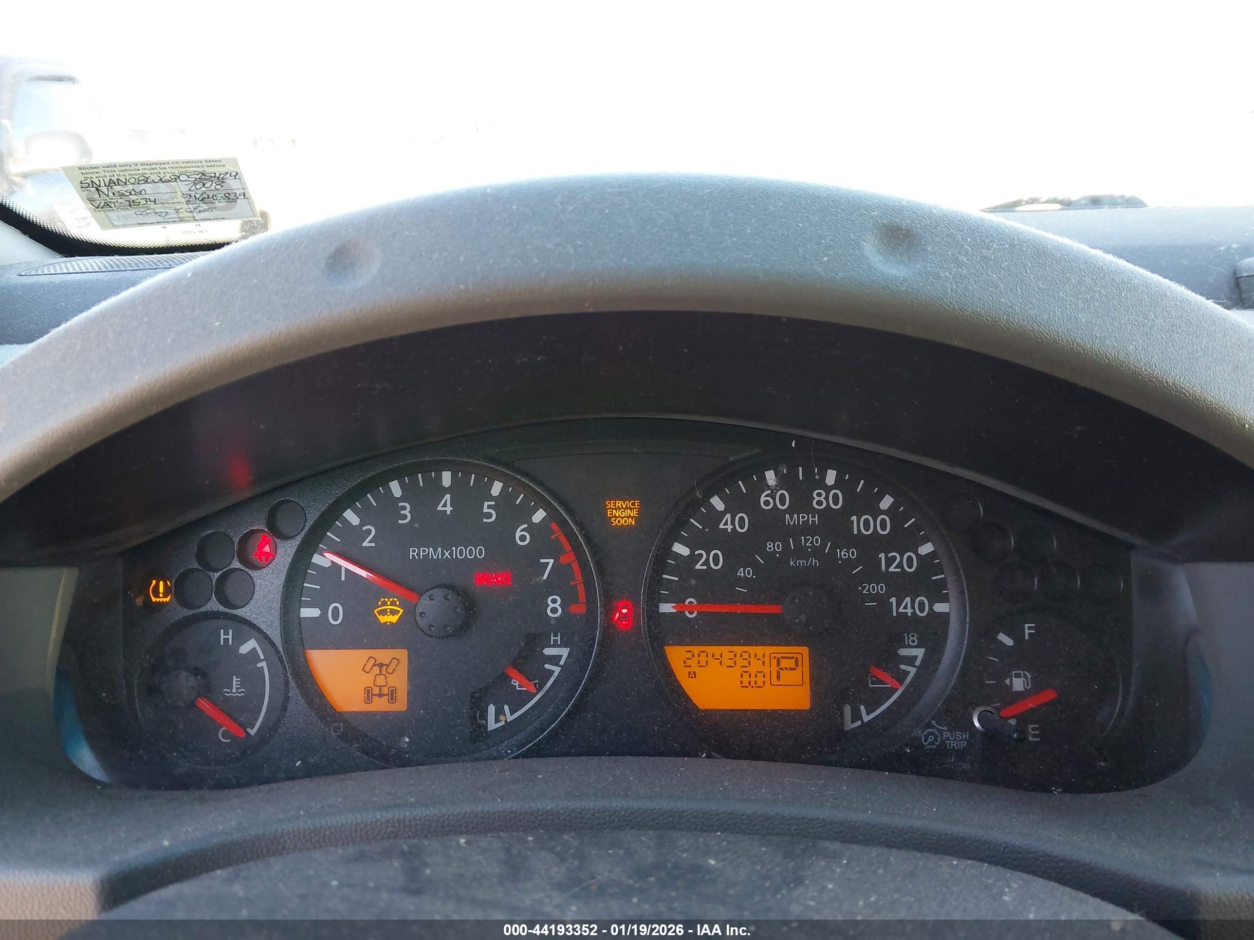 NISSAN XTERRA image 7