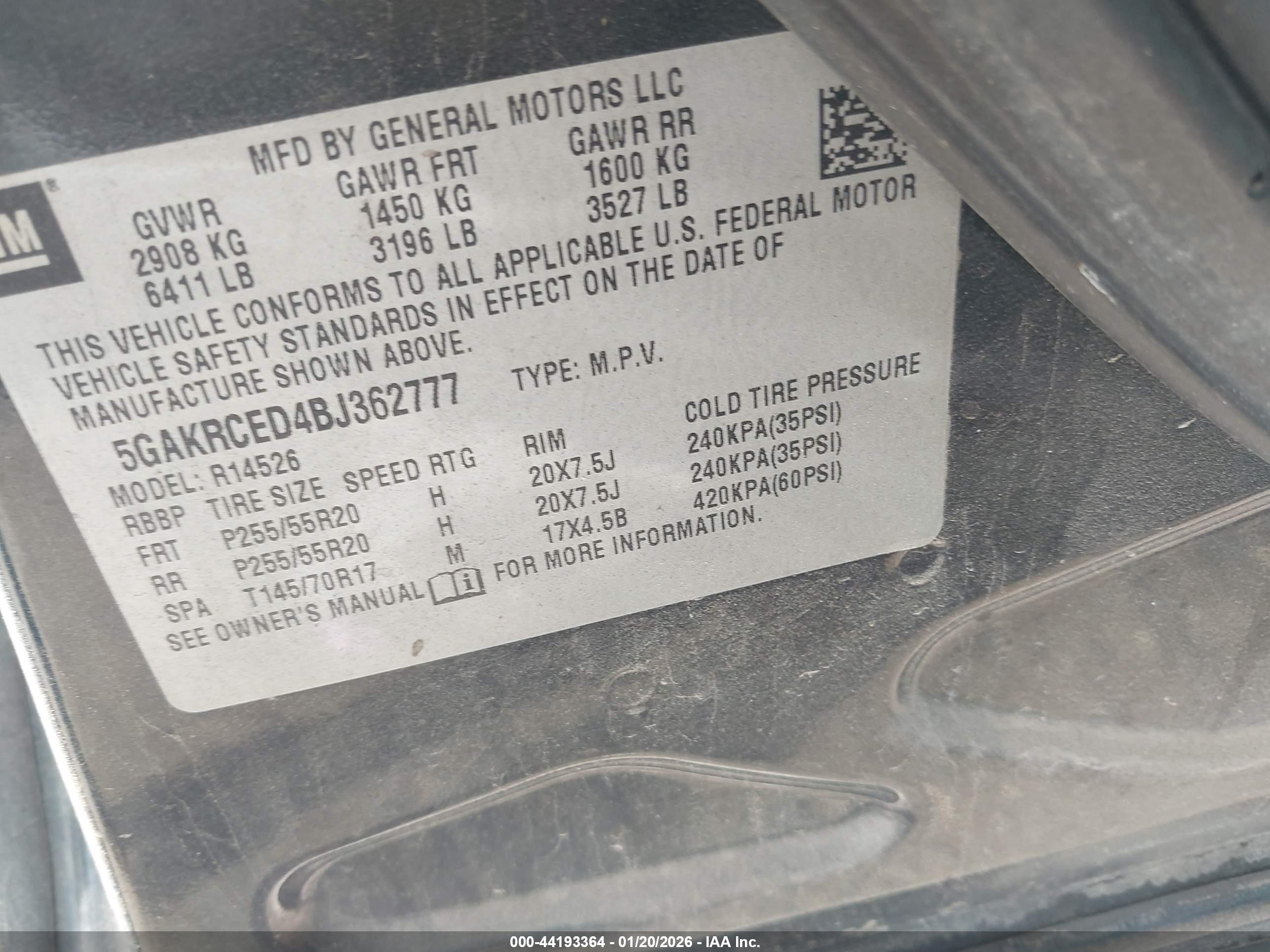BUICK ENCLAVE image 9