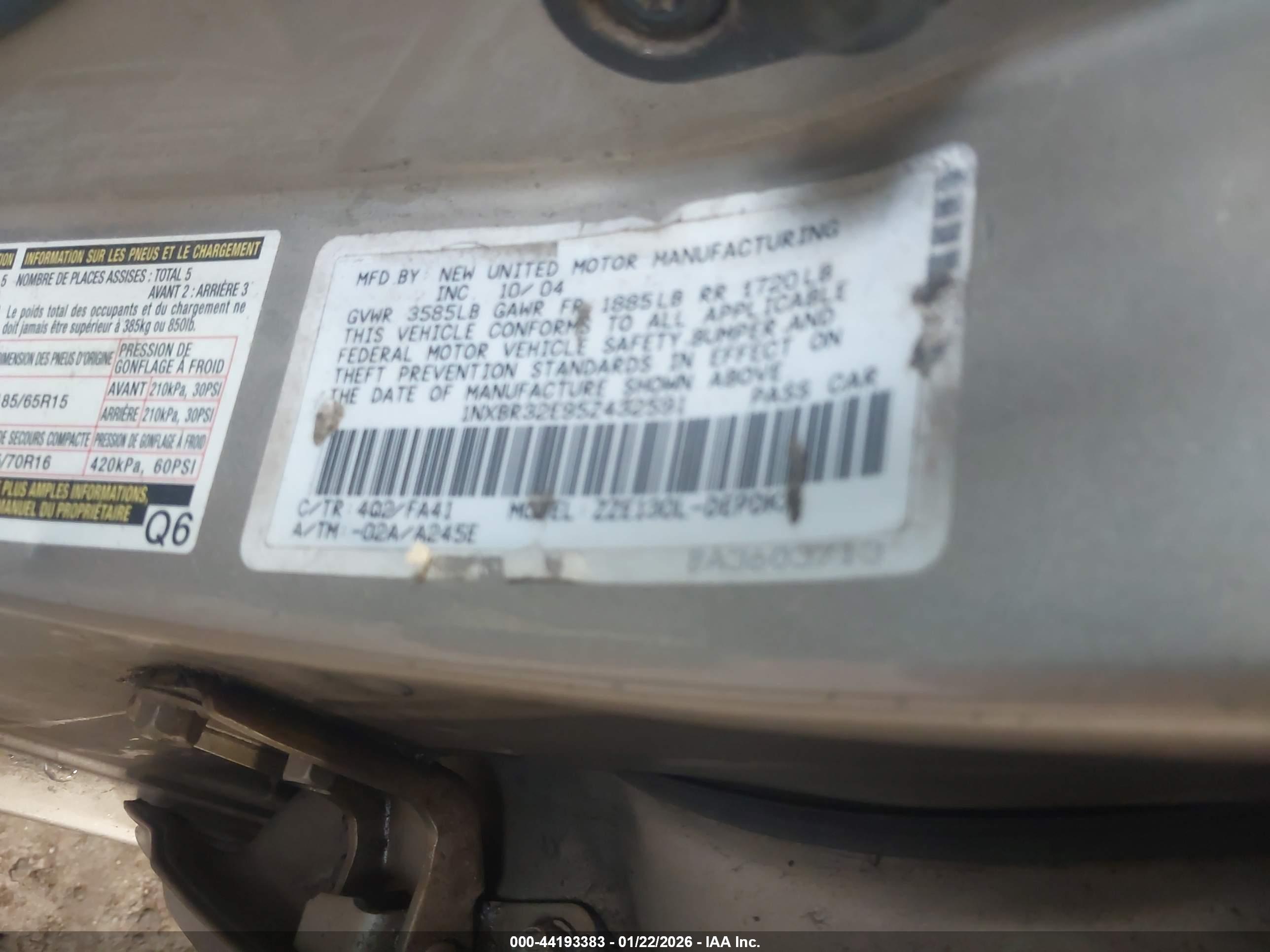 TOYOTA COROLLA image 9