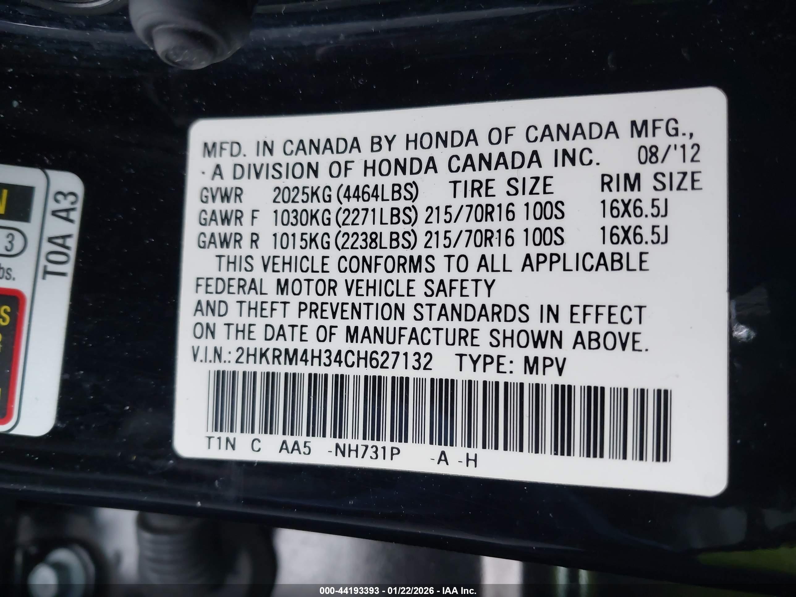 HONDA CR-V image 9