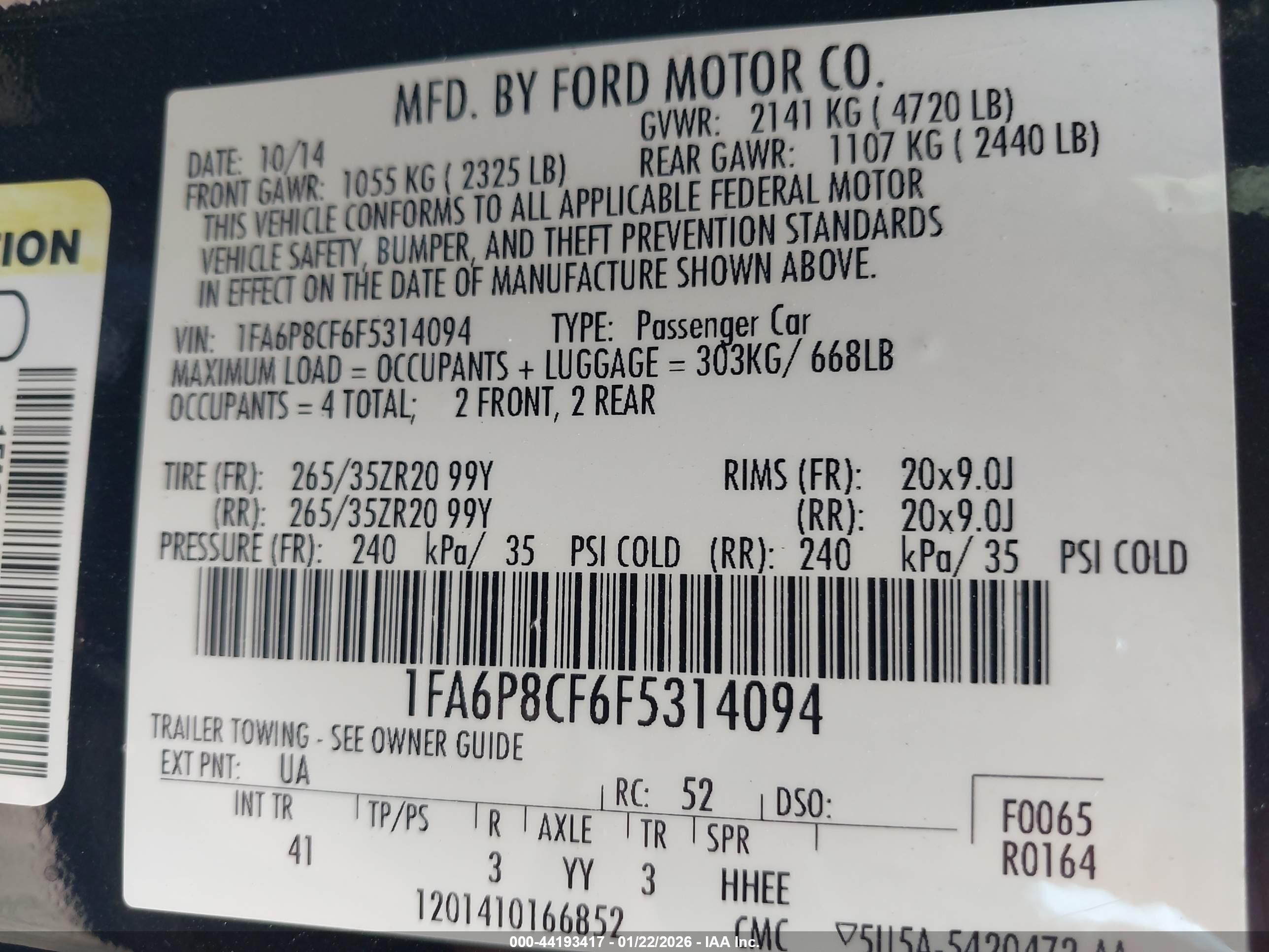 FORD MUSTANG image 9