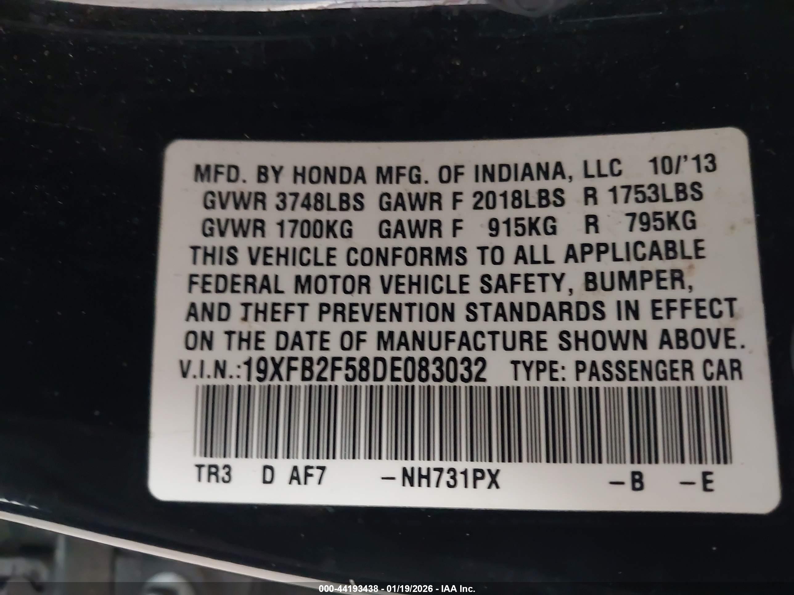 HONDA CIVIC image 9