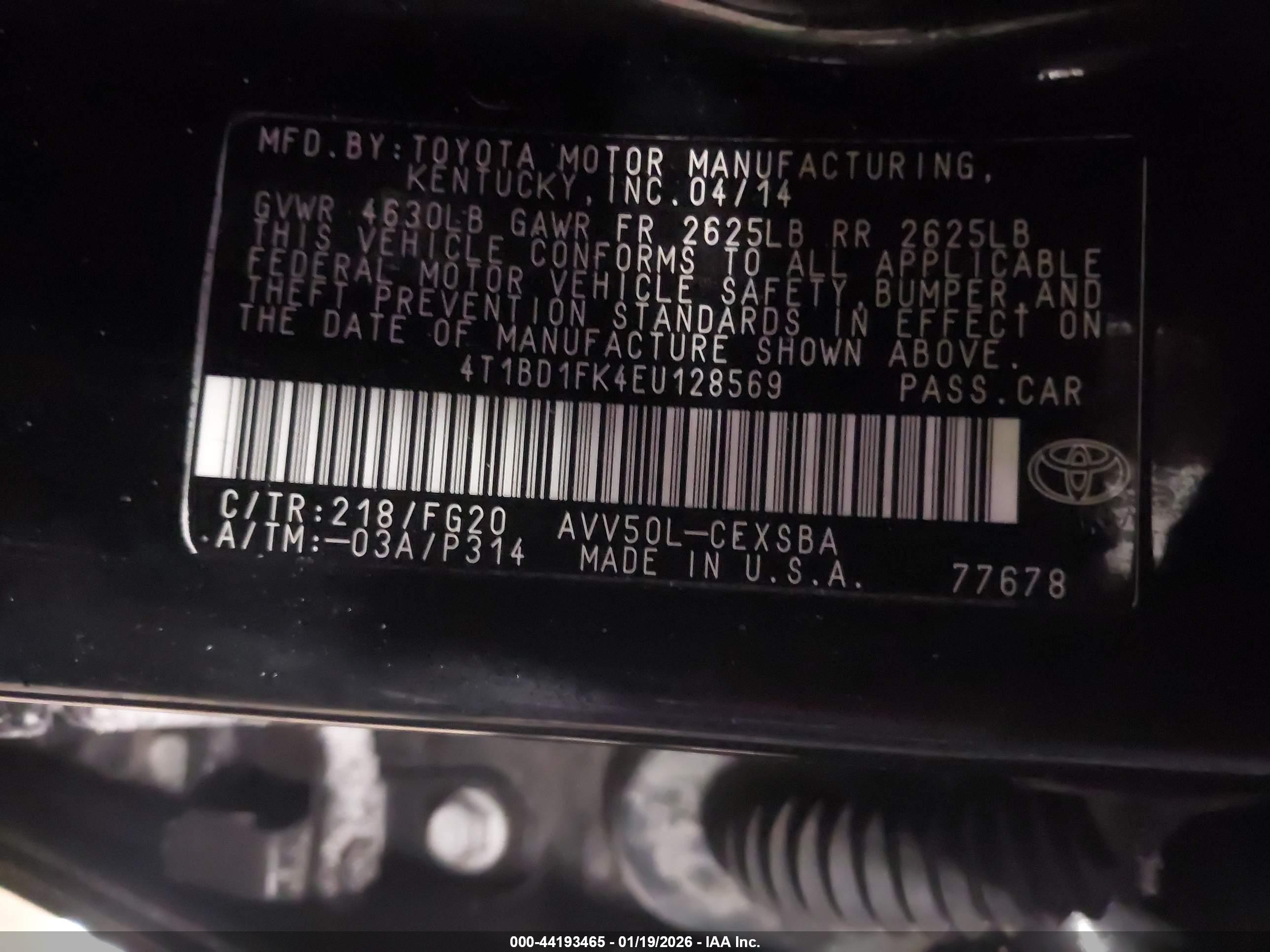 TOYOTA CAMRY image 9