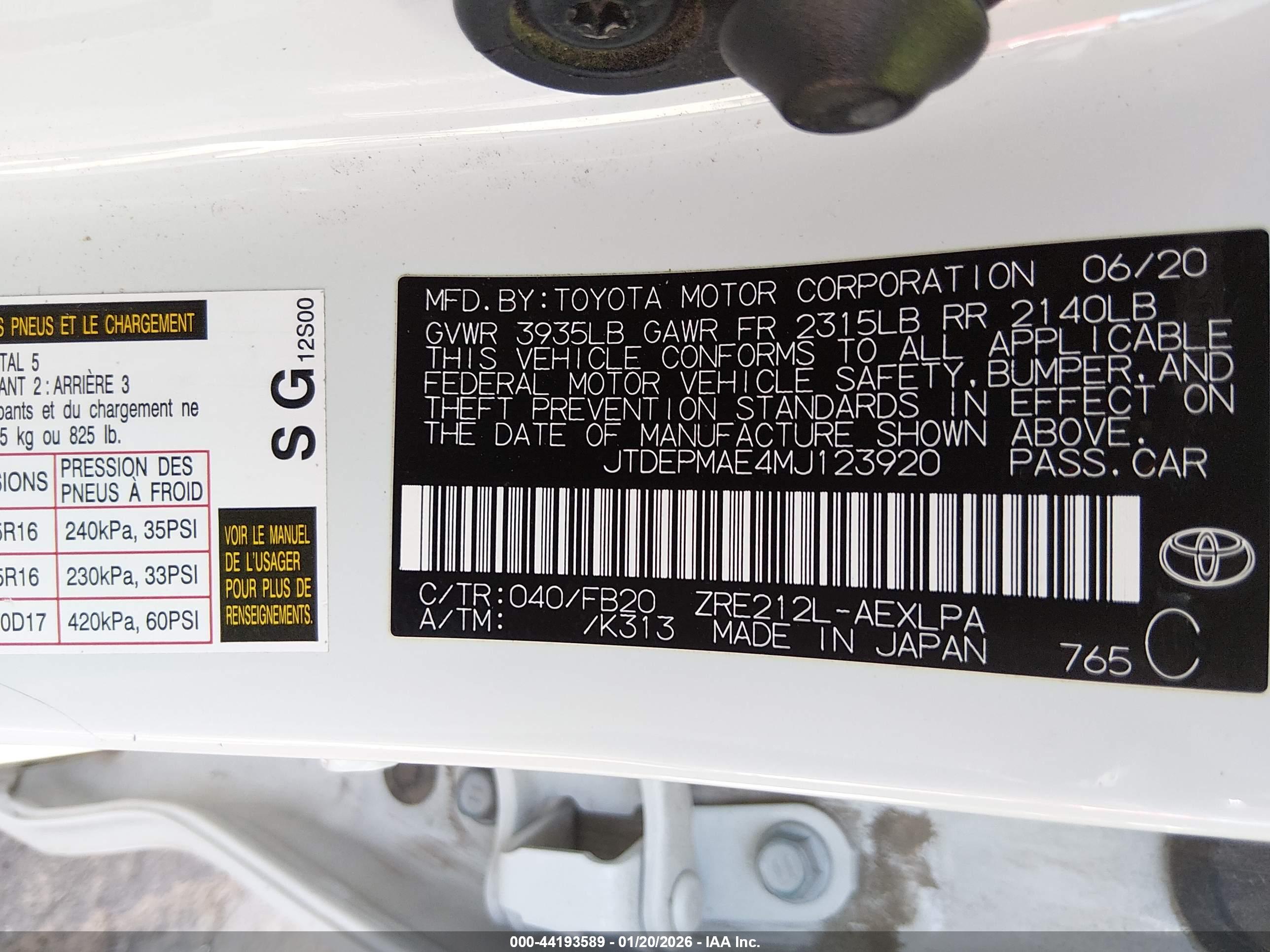 TOYOTA COROLLA image 9