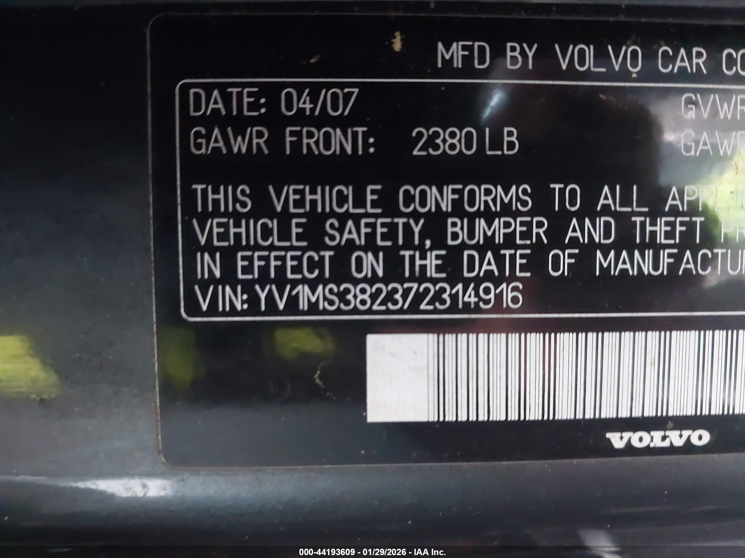 VOLVO S40 image 9