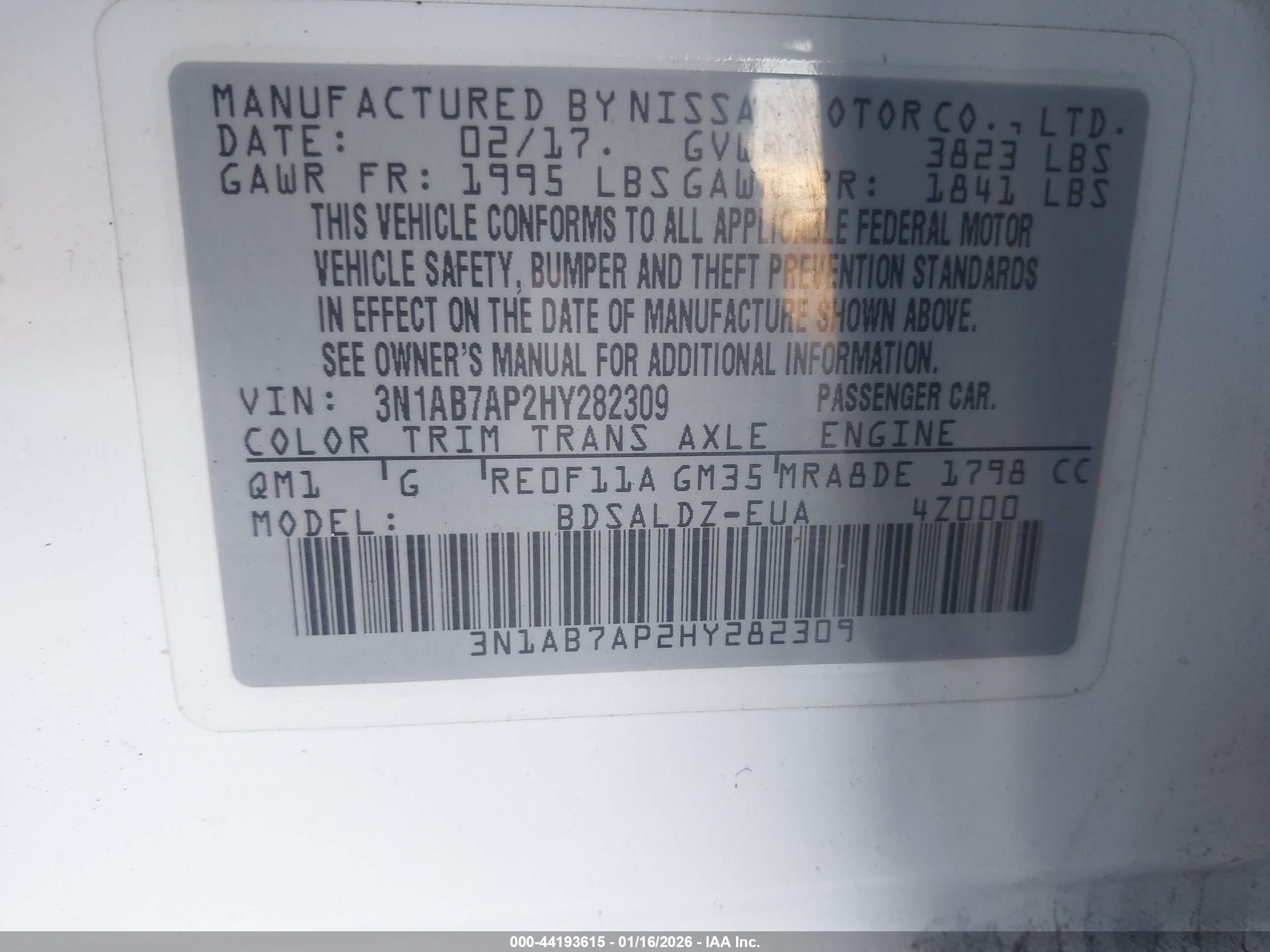 NISSAN SENTRA image 9