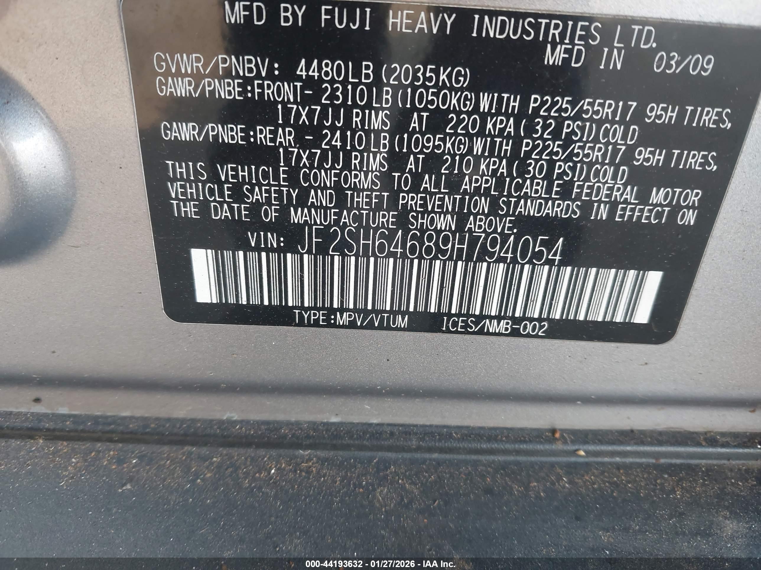 SUBARU FORESTER image 9