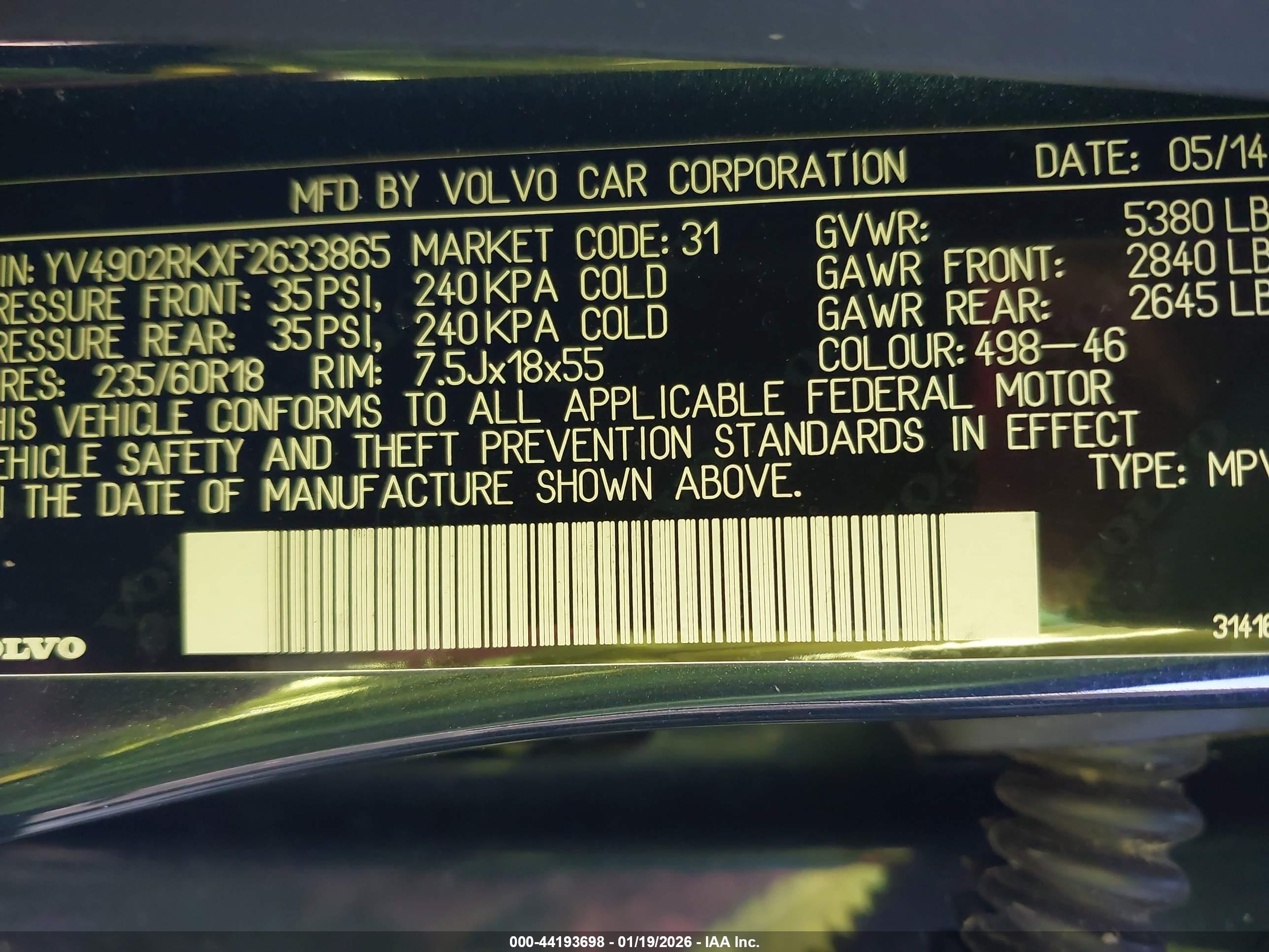 VOLVO XC60 image 9