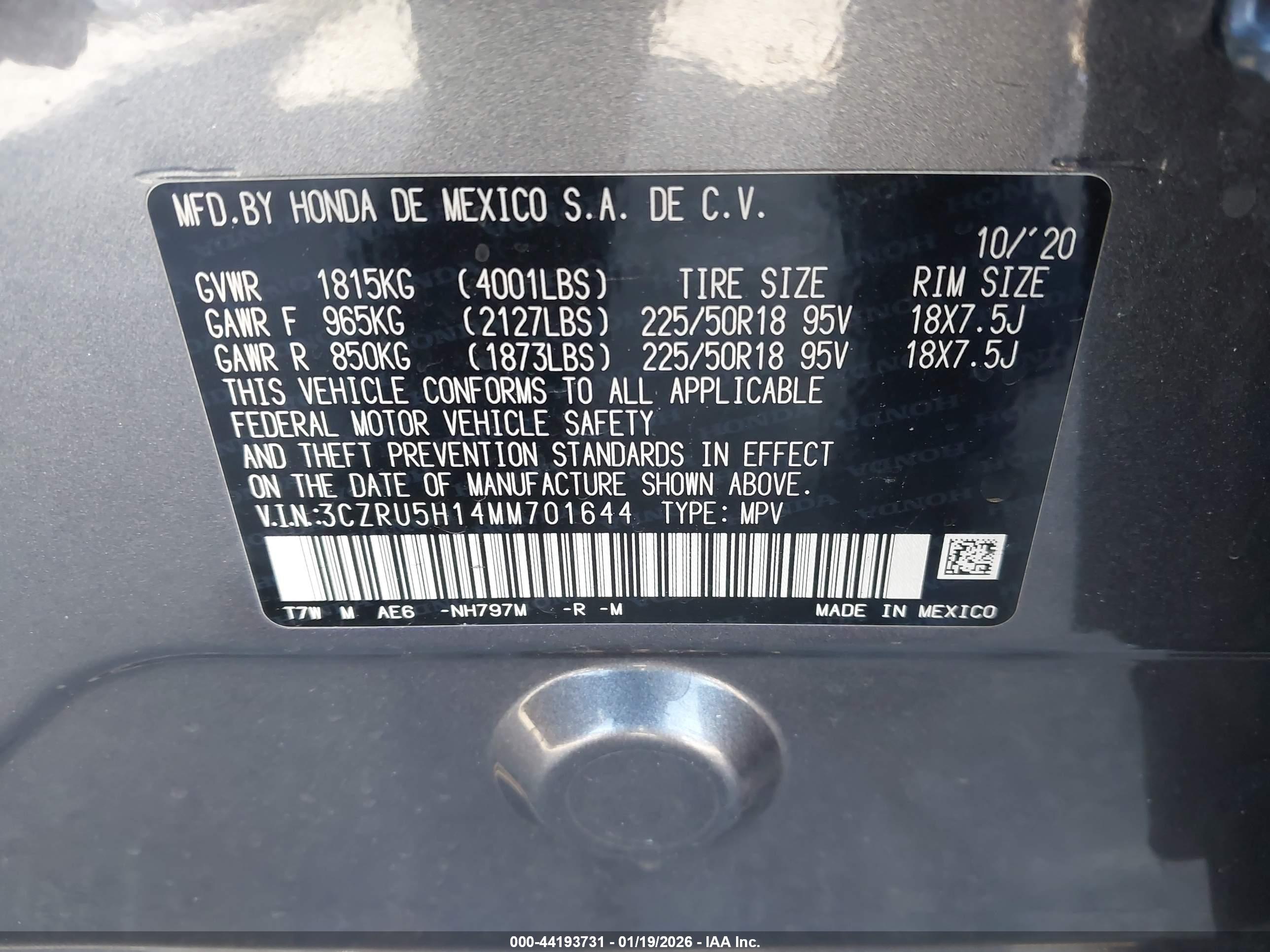 HONDA HR-V image 9