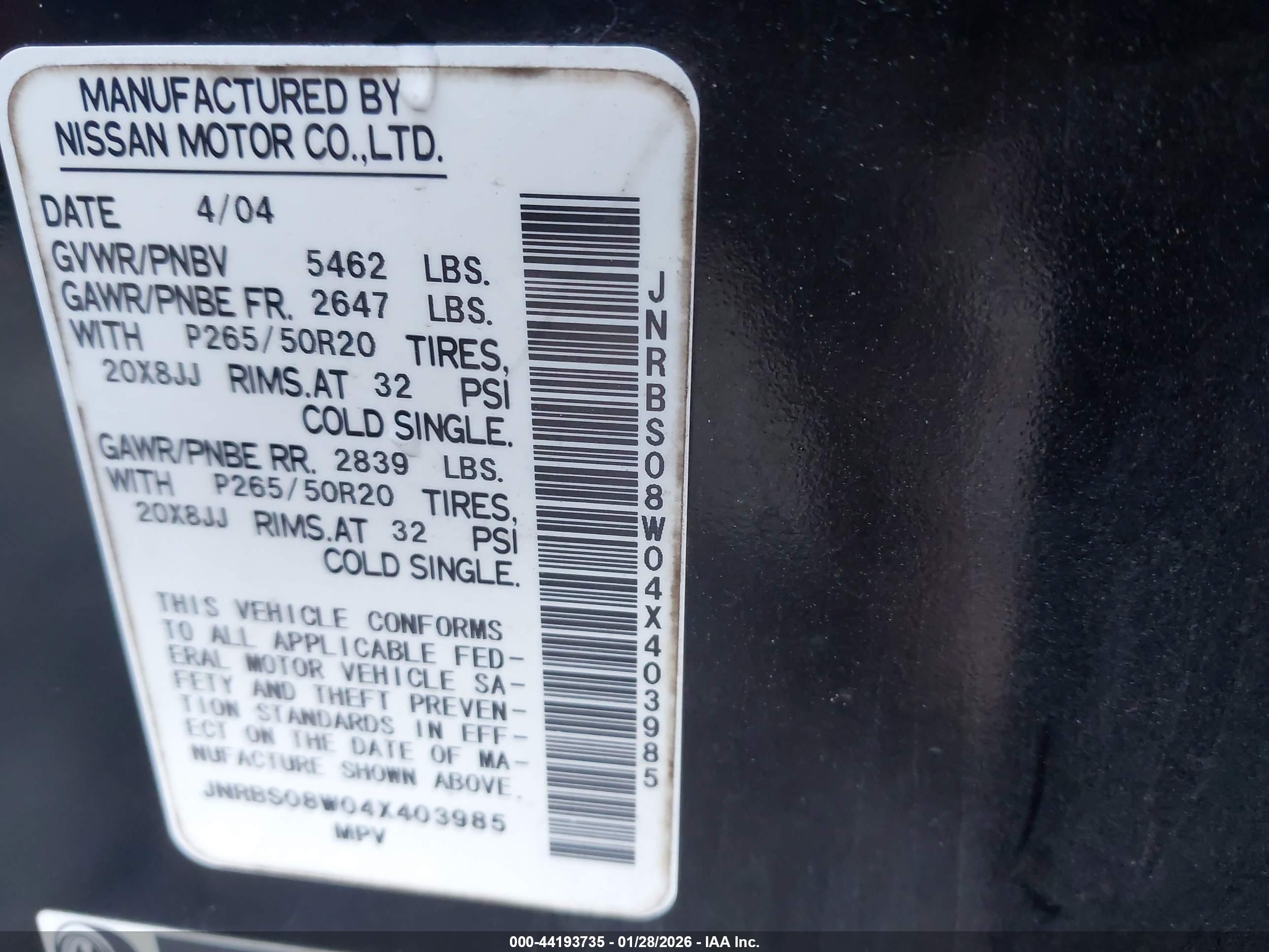 INFINITI FX45 image 9