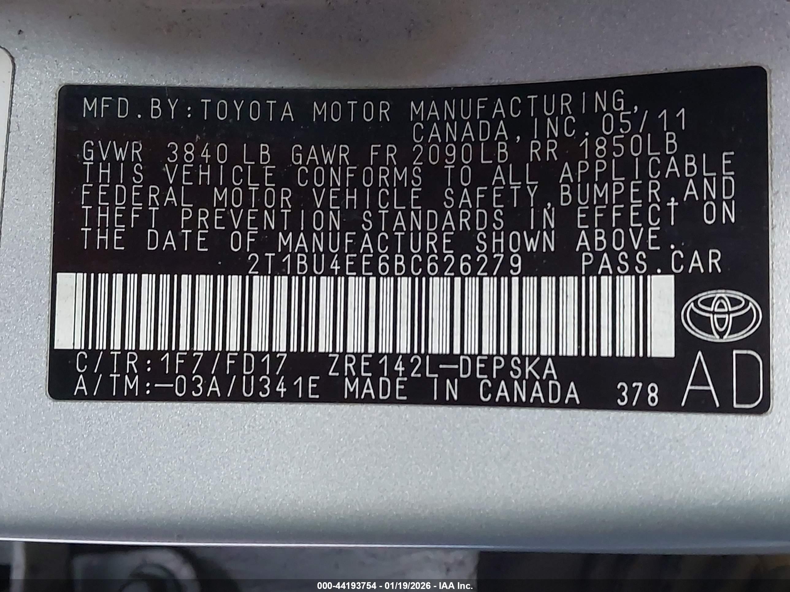 TOYOTA COROLLA image 9