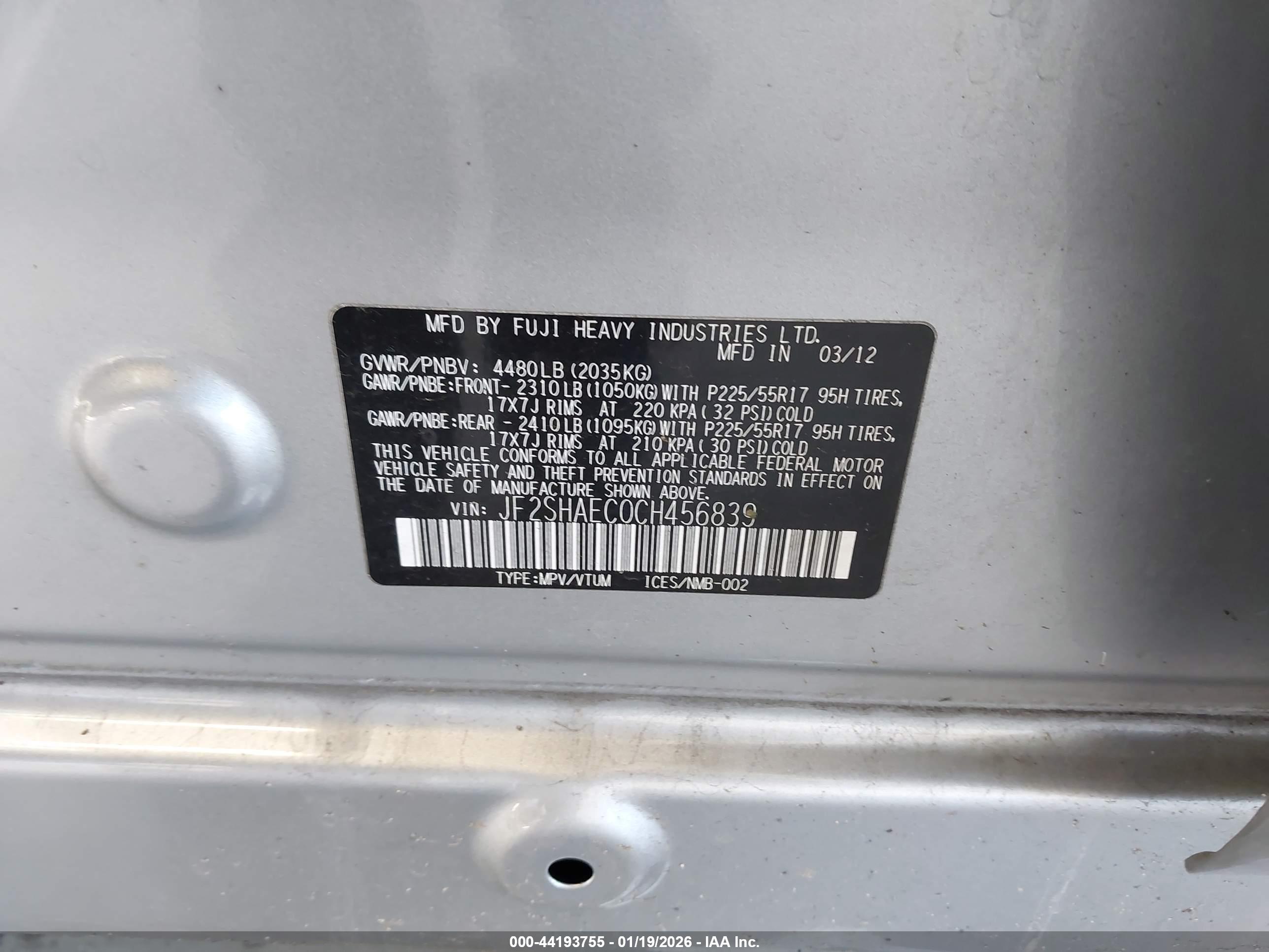 SUBARU FORESTER image 9